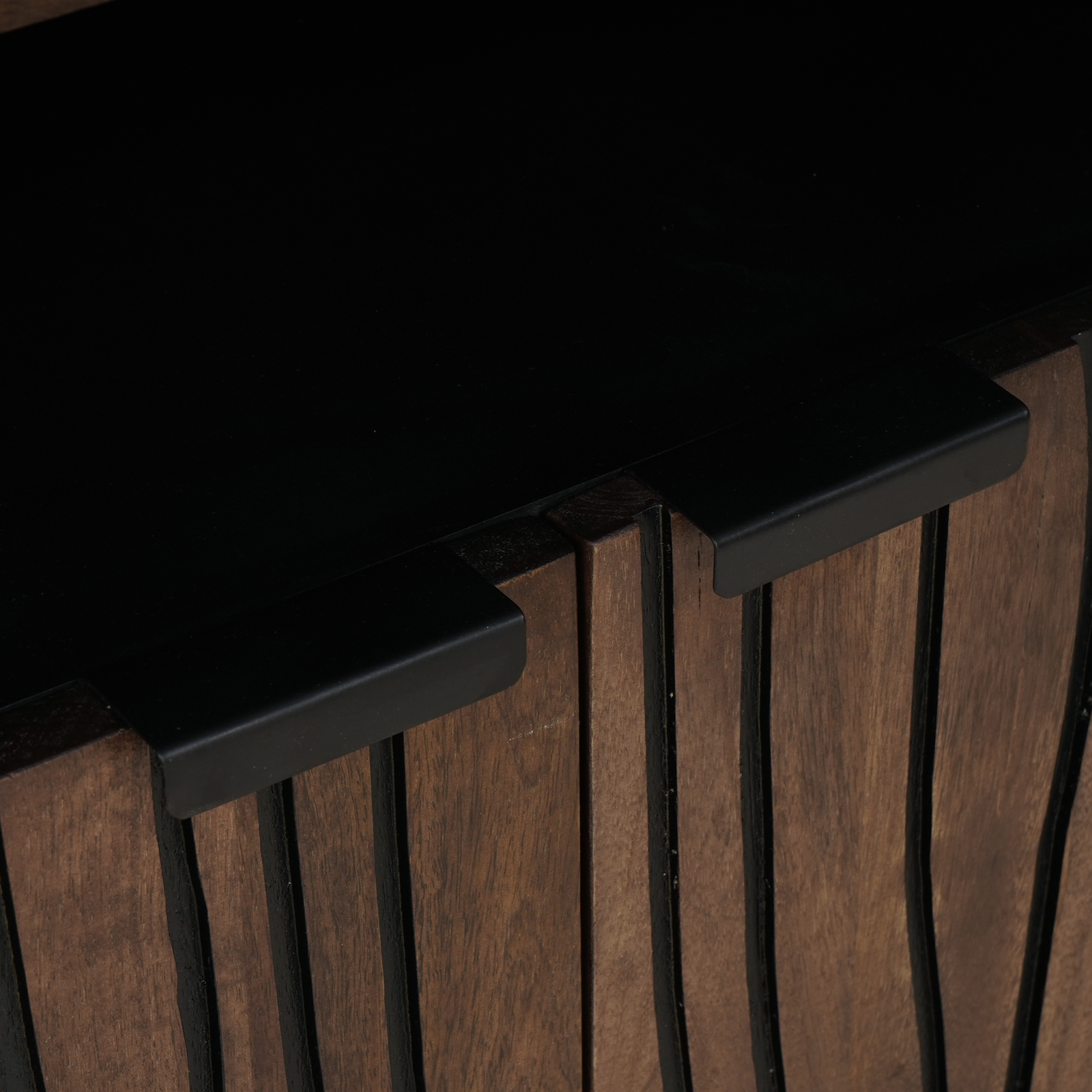 Bufet 60x33.5x75 cm din lemn masiv și laminat GartenMobel Dekor