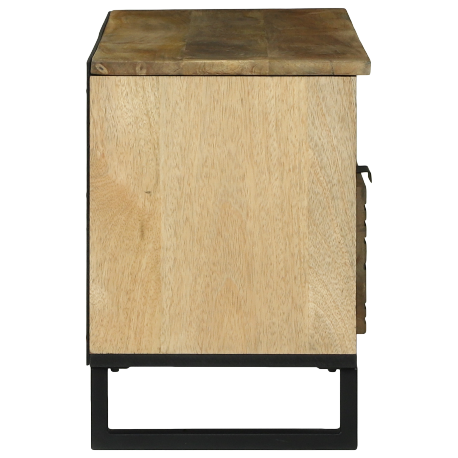 Cabinet TV 100x33.5x46 cm Lemn Solid de Mango GartenMobel Dekor