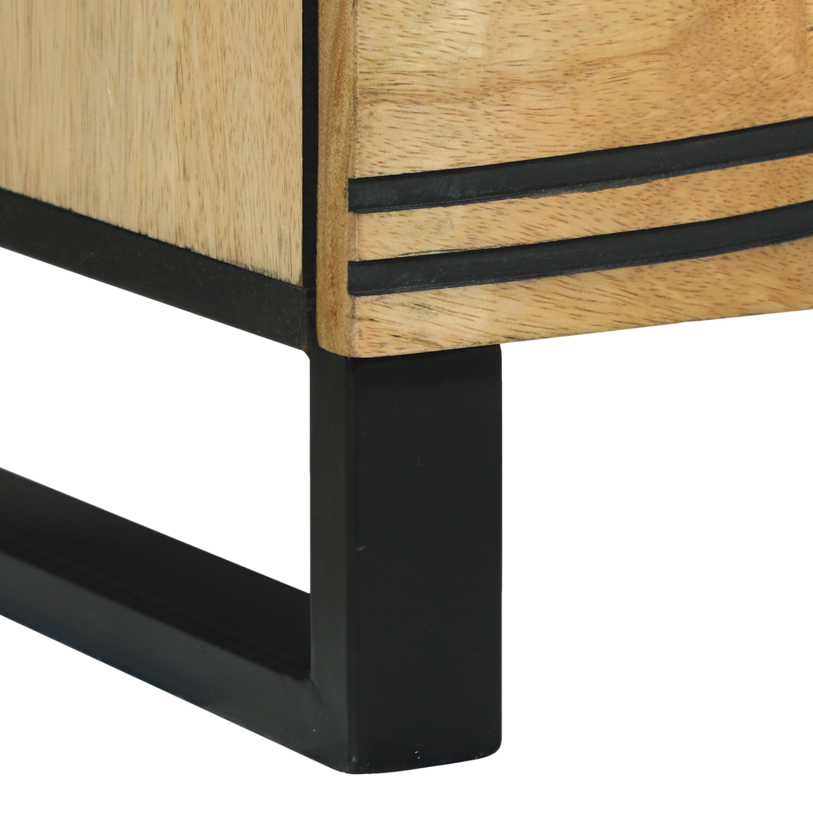 Cabinet TV 100x33.5x46 cm Lemn masiv de mango GartenMobel Dekor