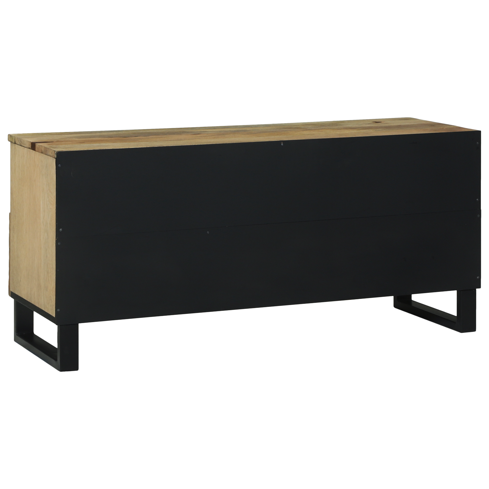 Cabinet TV 100x33.5x46 cm Lemn masiv de mango GartenMobel Dekor