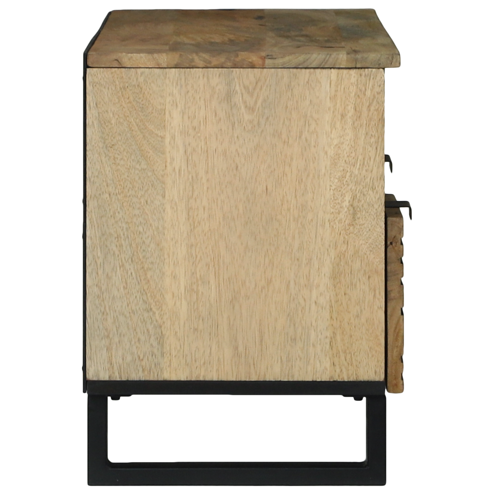 Cabinet TV 100x33.5x46 cm Lemn masiv de mango GartenMobel Dekor