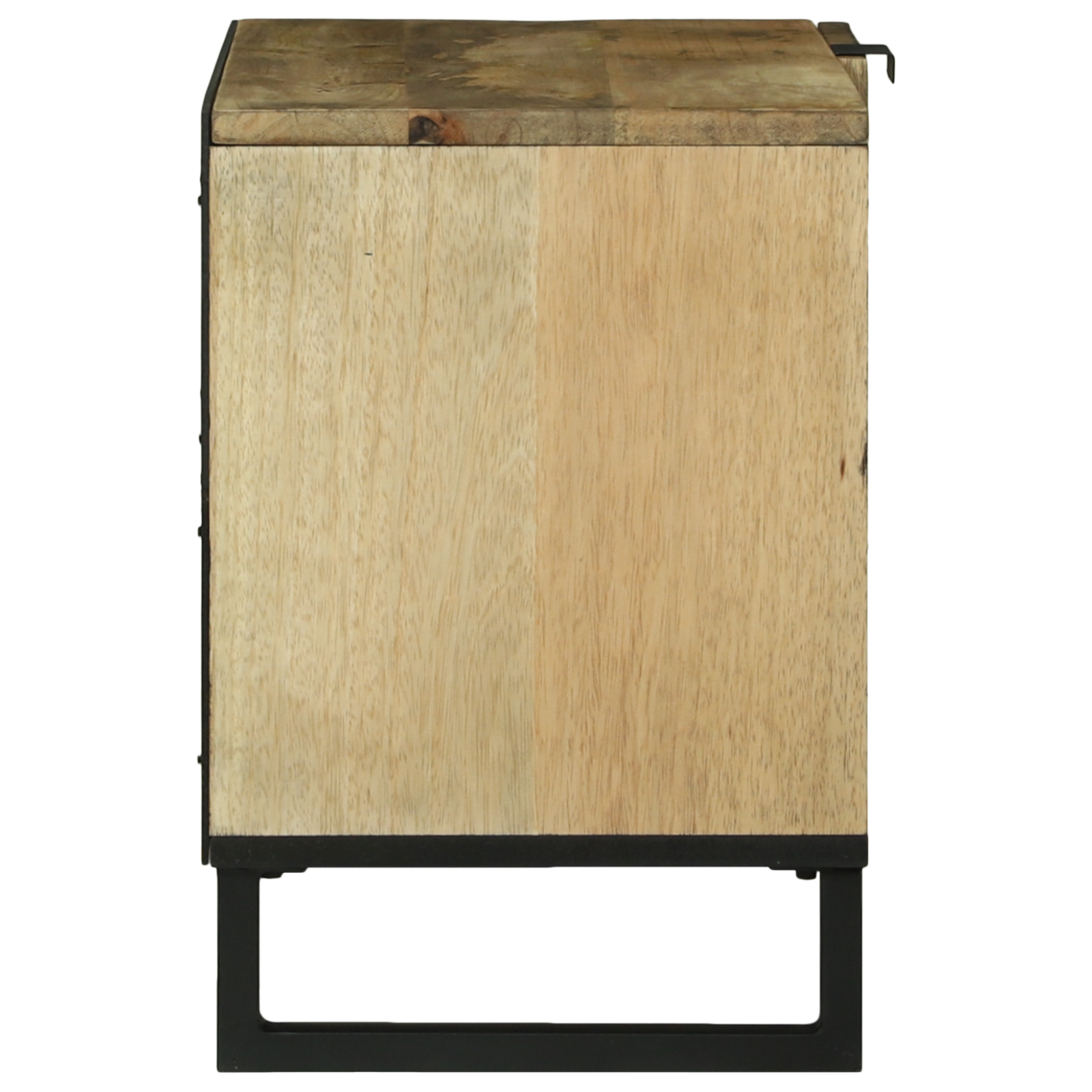 Cabinet TV 80x31.5x46 cm Lemn masiv de mango și lemn aglomerat GartenMobel Dekor