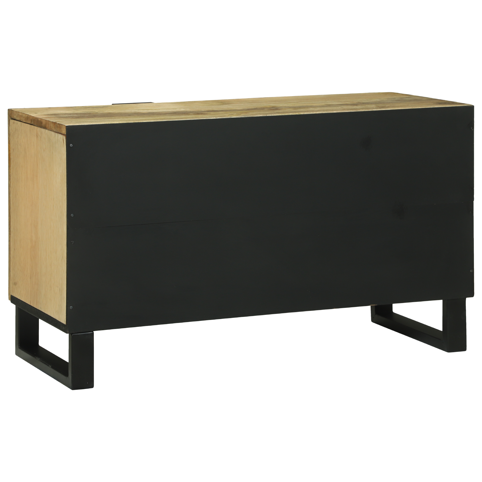 Cabinet TV 80x31.5x46 cm Lemn masiv de mango și lemn aglomerat GartenMobel Dekor