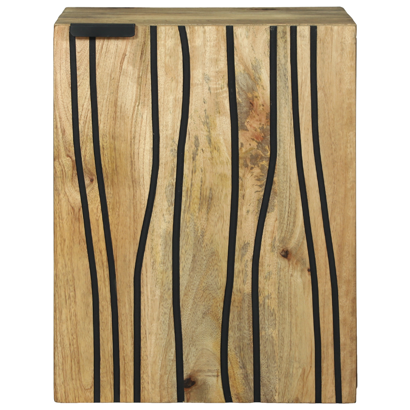 Cabinet de Perete pentru Baie 38x33.5x48 cm Lemn Masiv de Mango și Lemn Inginerit GartenMobel Dekor