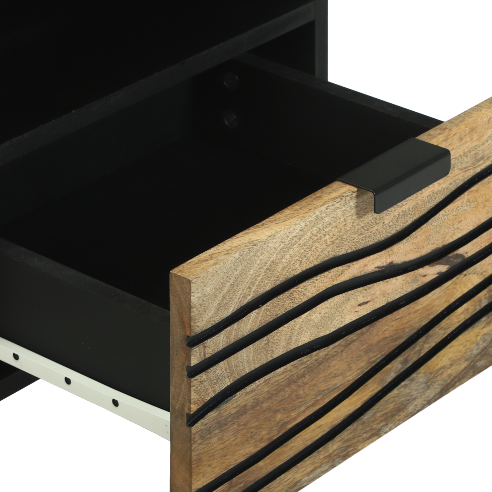 Cabinet noptieră 40x33x46 cm Lemn Solid de Mango GartenMobel Dekor