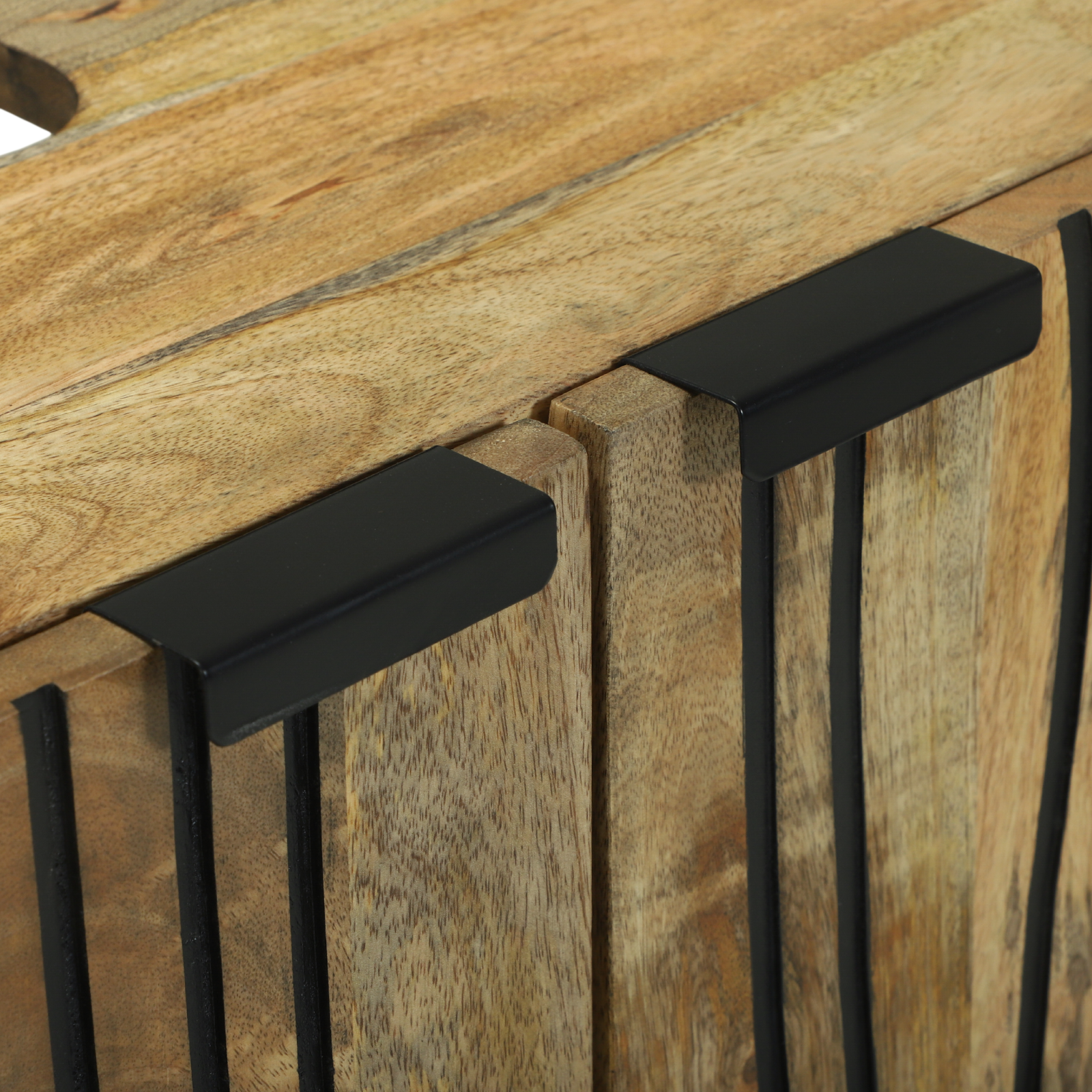 Cabinet pentru chiuvetă 62x33x58 cm Lemn solid de mango și lemn procesat GartenMobel Dekor