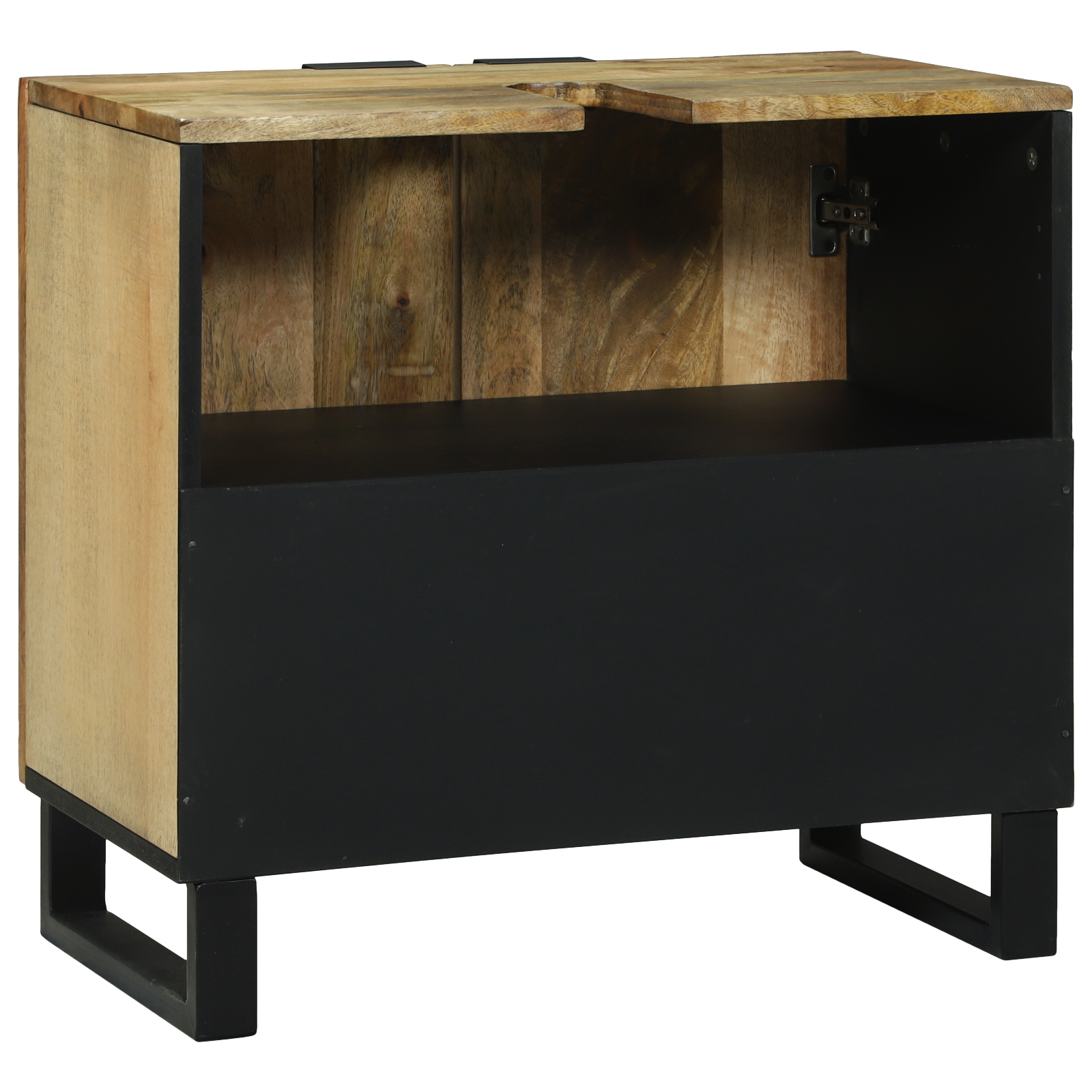 Cabinet pentru chiuvetă 62x33x58 cm Lemn solid de mango și lemn procesat GartenMobel Dekor