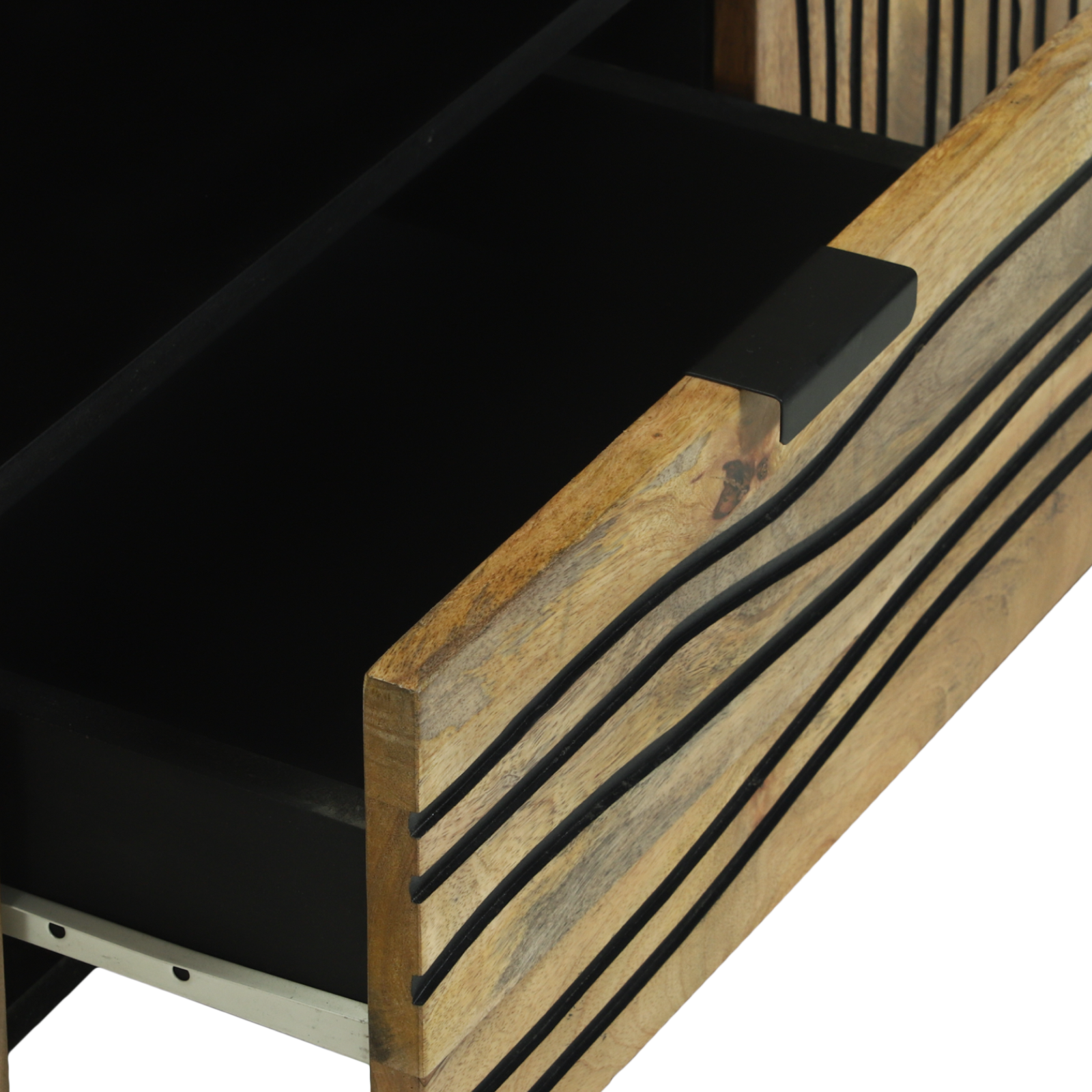 Dulap TV 105x33.5x46 cm din Lemn Solid de Mango GartenMobel Dekor