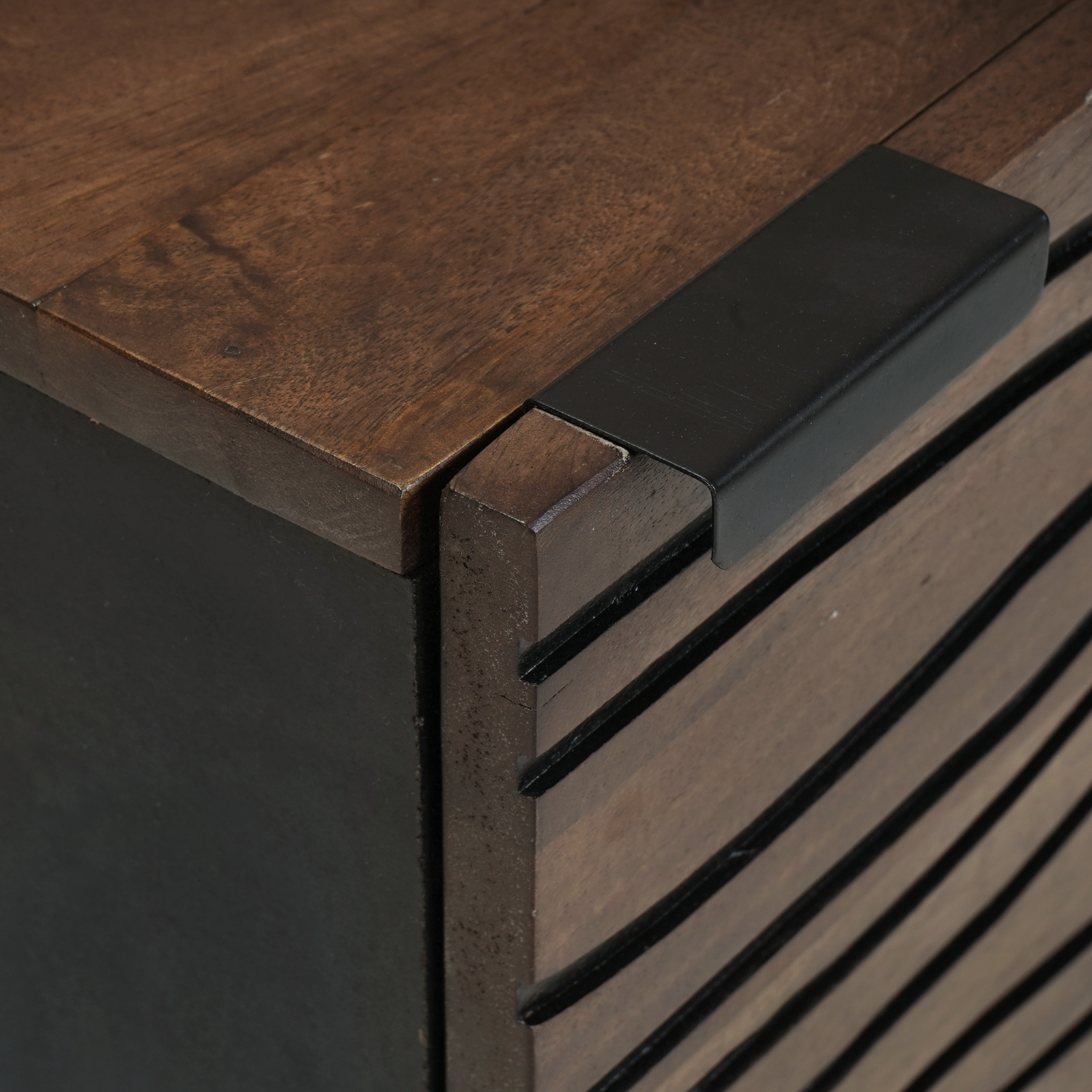 Dulapuri de noptiere 2 pcs 40x33.5x46 cm Lemn masiv Mango GartenMobel Dekor