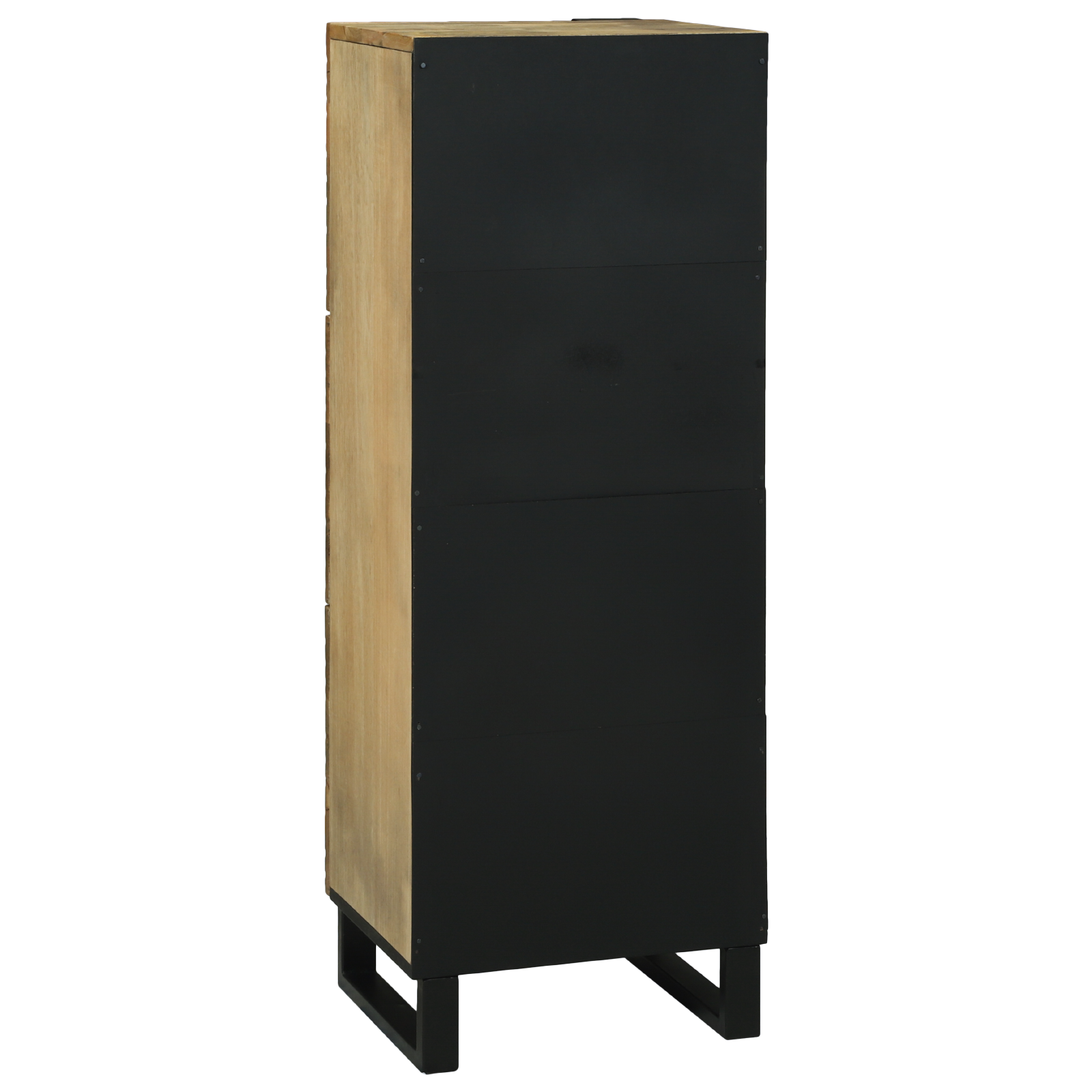 Highboard 40x33.5x110 cm din lemn masiv de mango GartenMobel Dekor
