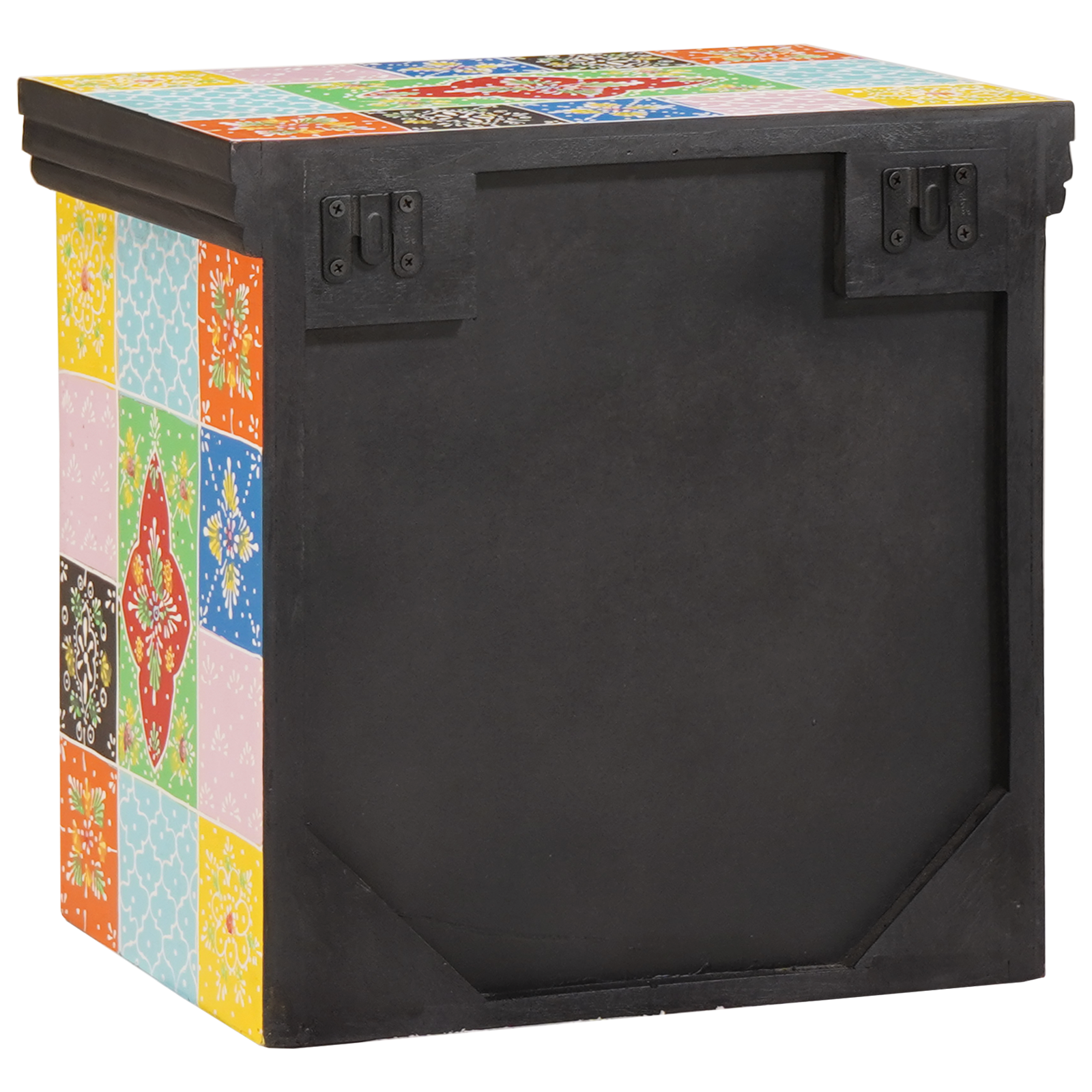 Noptieră Multicolor 40x30x40 cm Lemn Solid Mango GartenMobel Dekor