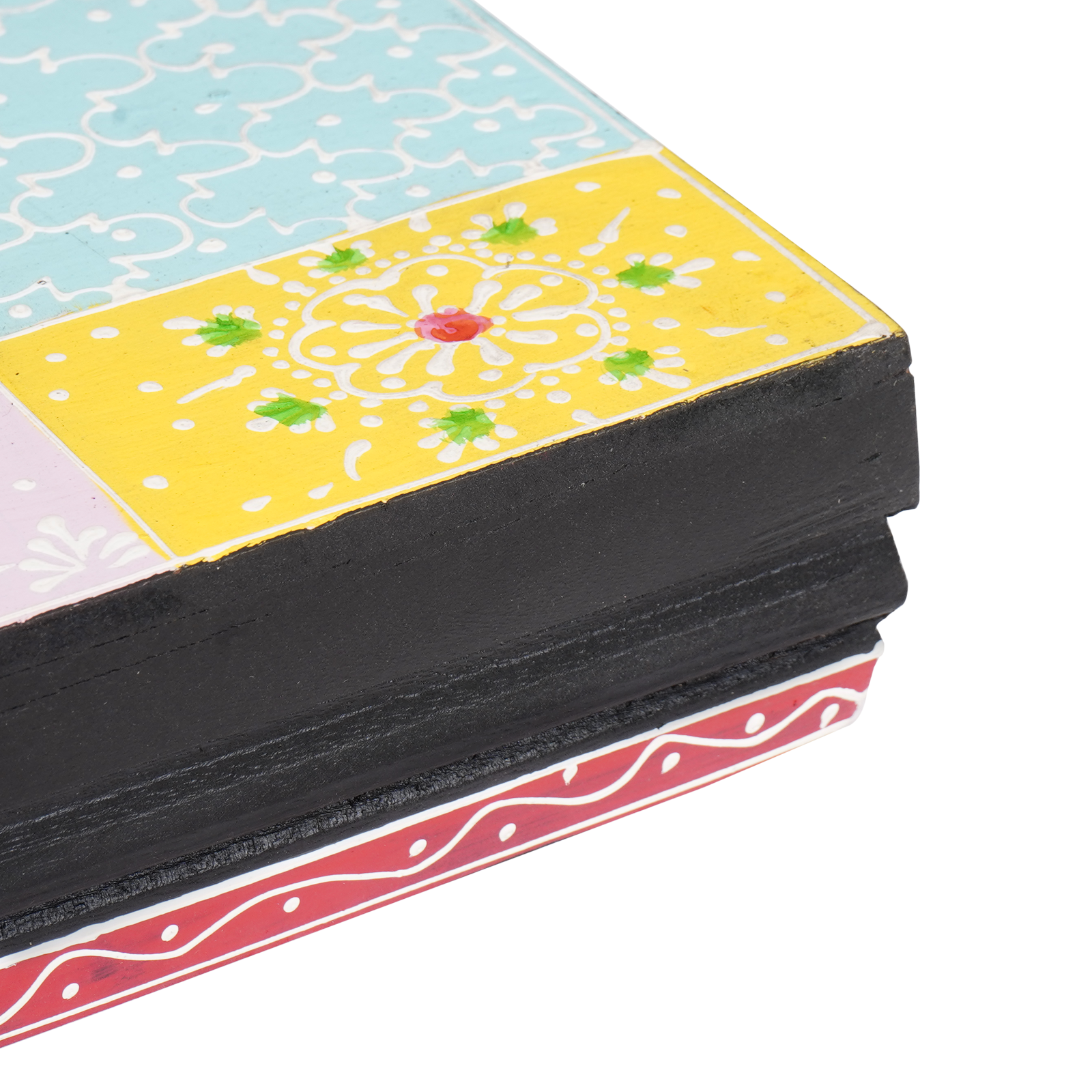 Set de 3 rafturi montate pe perete 100x20x6 cm din lemn de mango GartenMobel Dekor