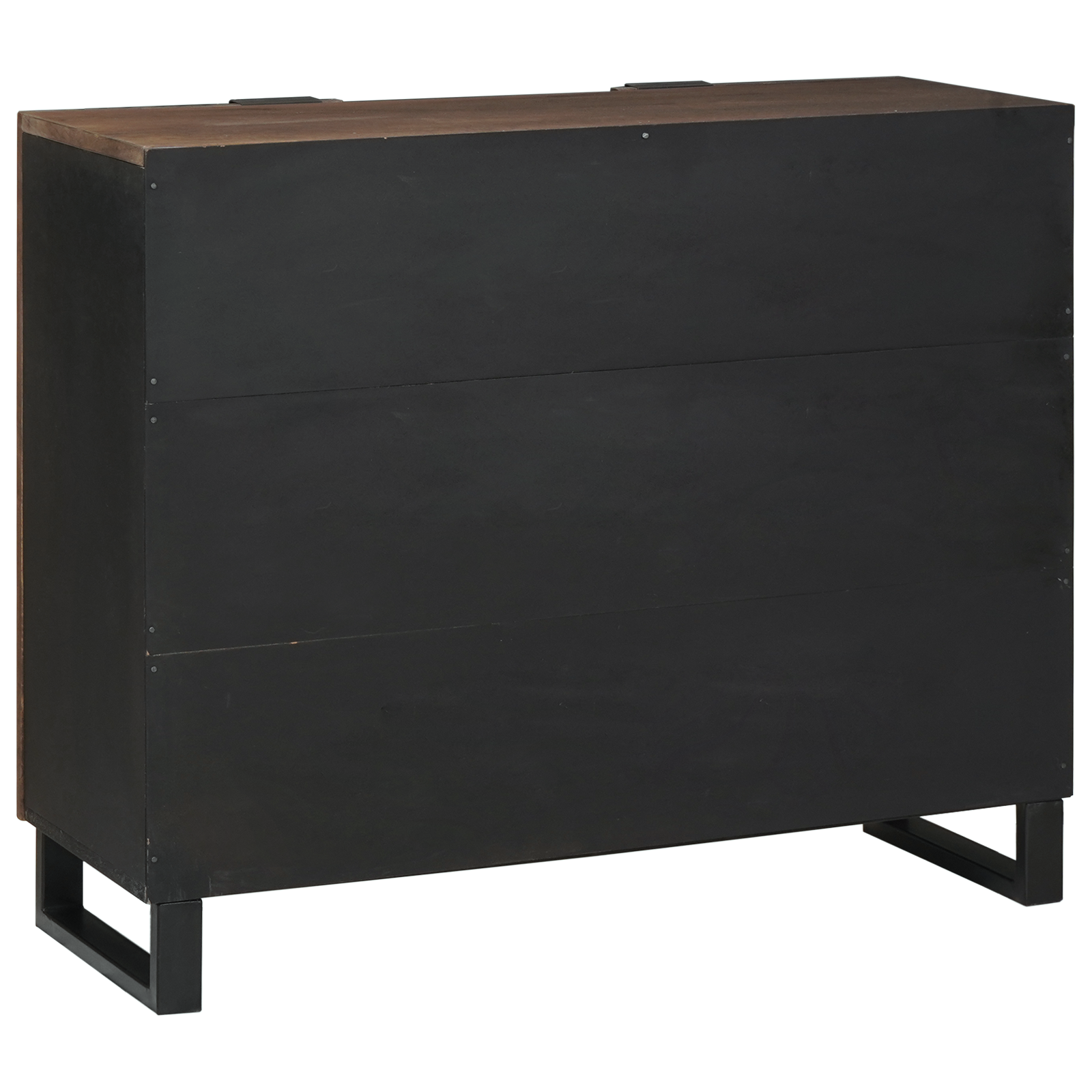Sideboard 90x33.5x75 cm din lemn masiv de mango GartenMobel Dekor