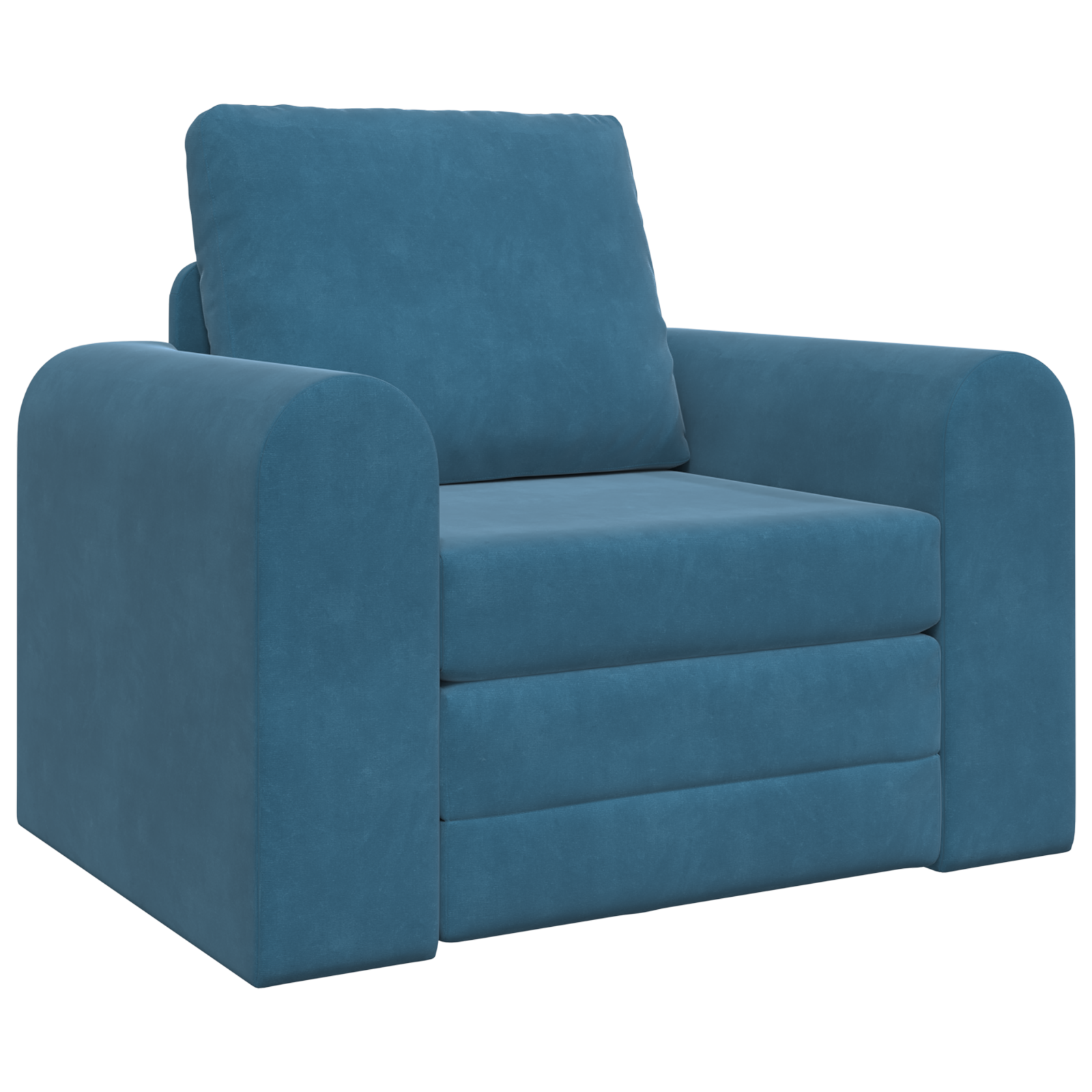 Canapea Pat 2 în 1 Albastră 98x71x83 cm Velvet GartenMobel Dekor