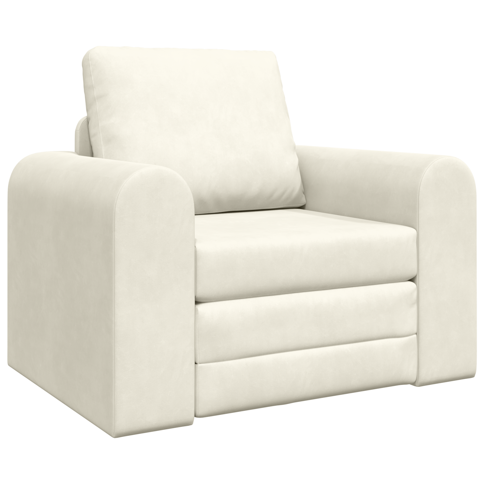 Canapea Pat 2 în 1 Crem 98x71x83 cm Velvet GartenMobel Dekor