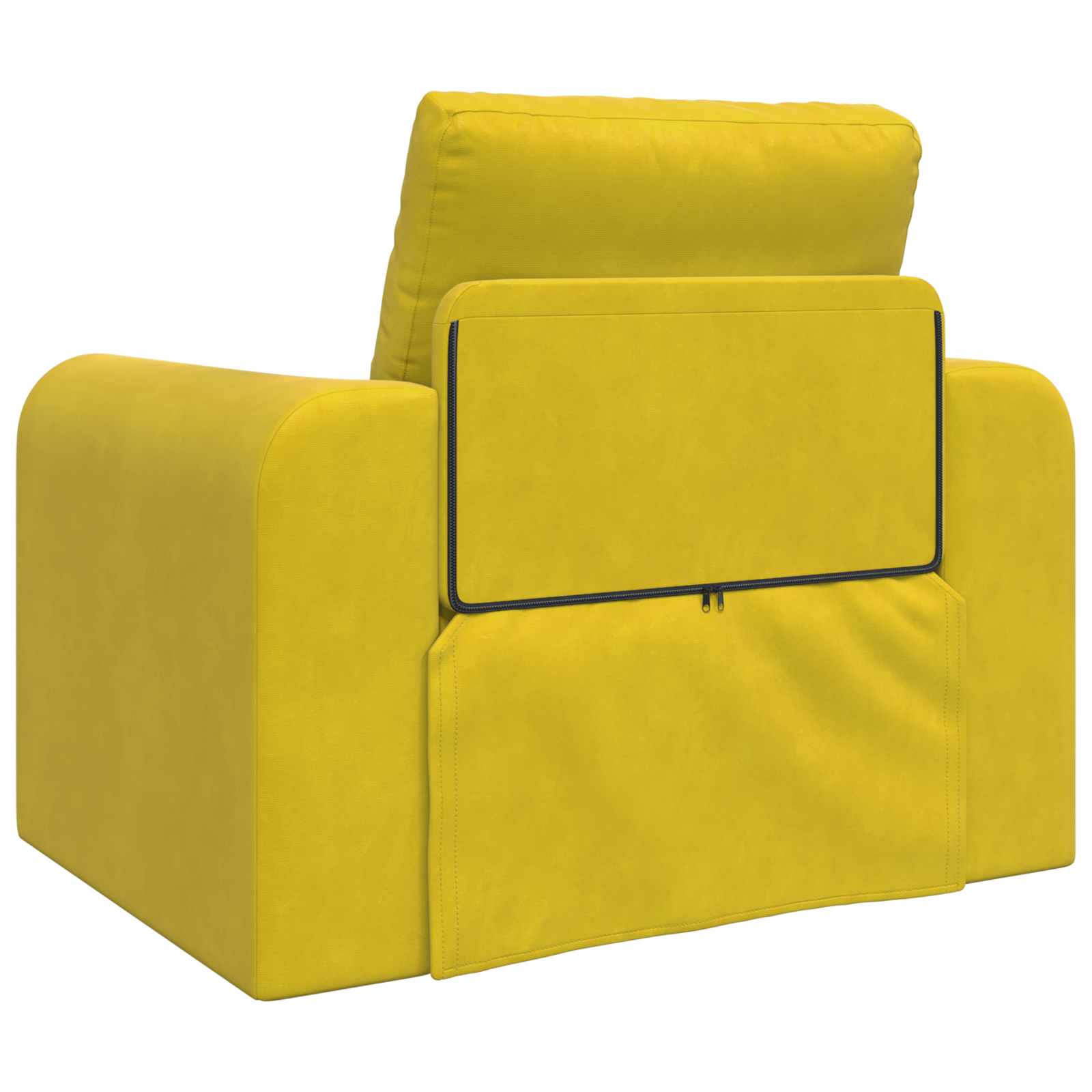 Canapea Pat 2 în 1 Galben 98x71x83 cm Velvet GartenMobel Dekor