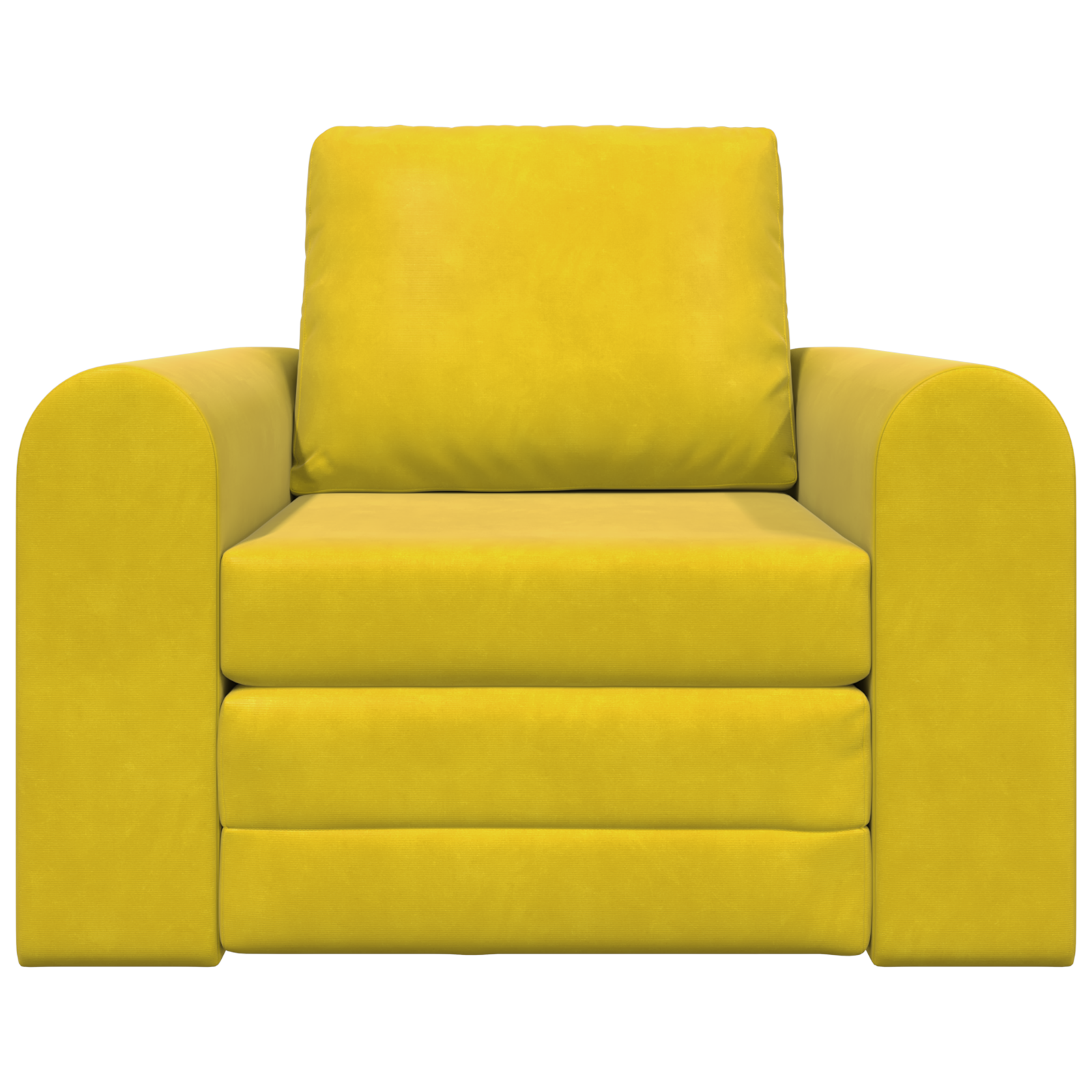 Canapea Pat 2 în 1 Galben 98x71x83 cm Velvet GartenMobel Dekor