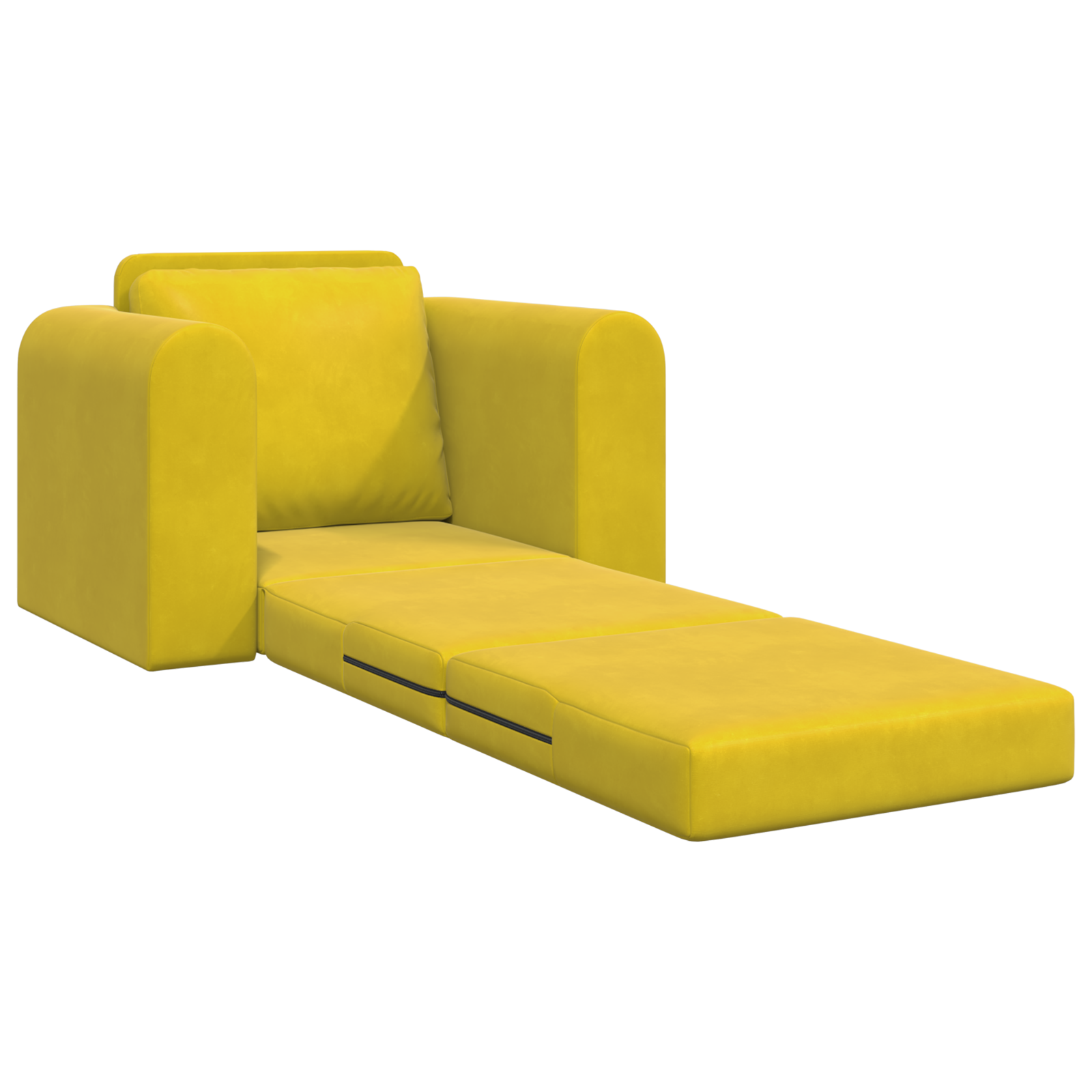 Canapea Pat 2 în 1 Galben 98x71x83 cm Velvet GartenMobel Dekor