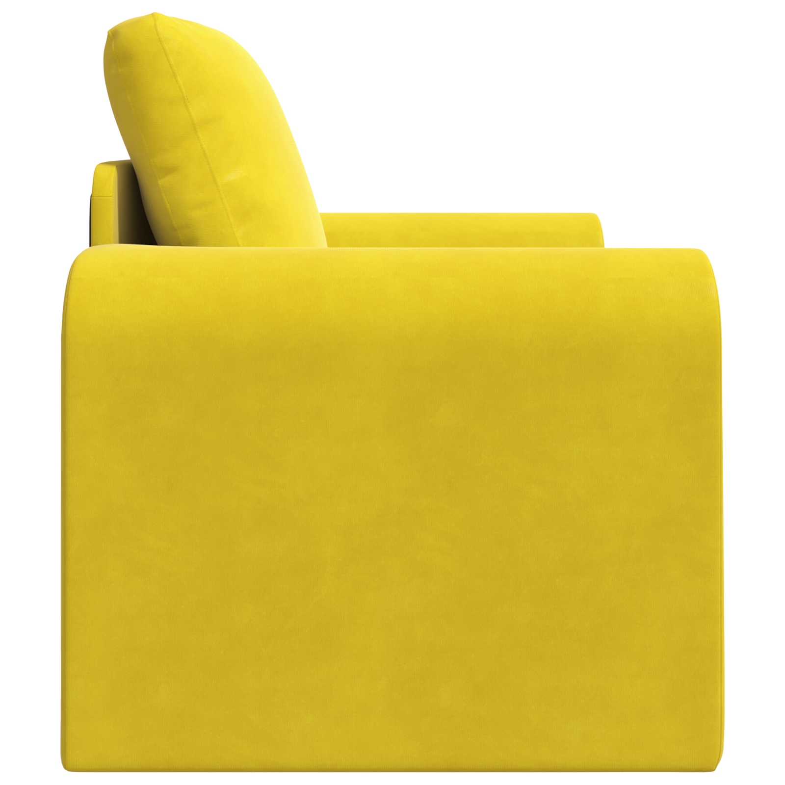 Canapea Pat 2 în 1 Galben 98x71x83 cm Velvet GartenMobel Dekor