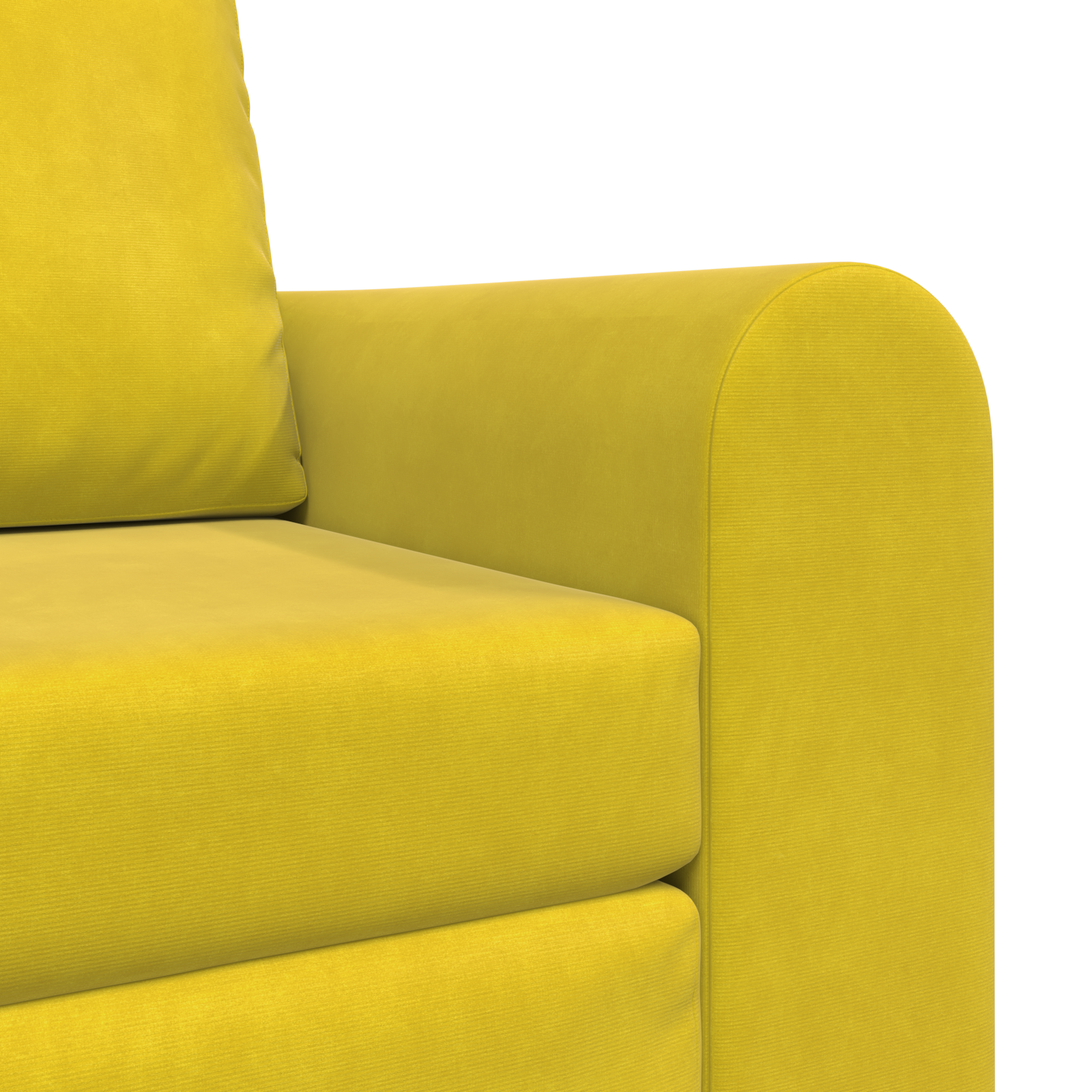 Canapea Pat 2 în 1 Galben 98x71x83 cm Velvet GartenMobel Dekor