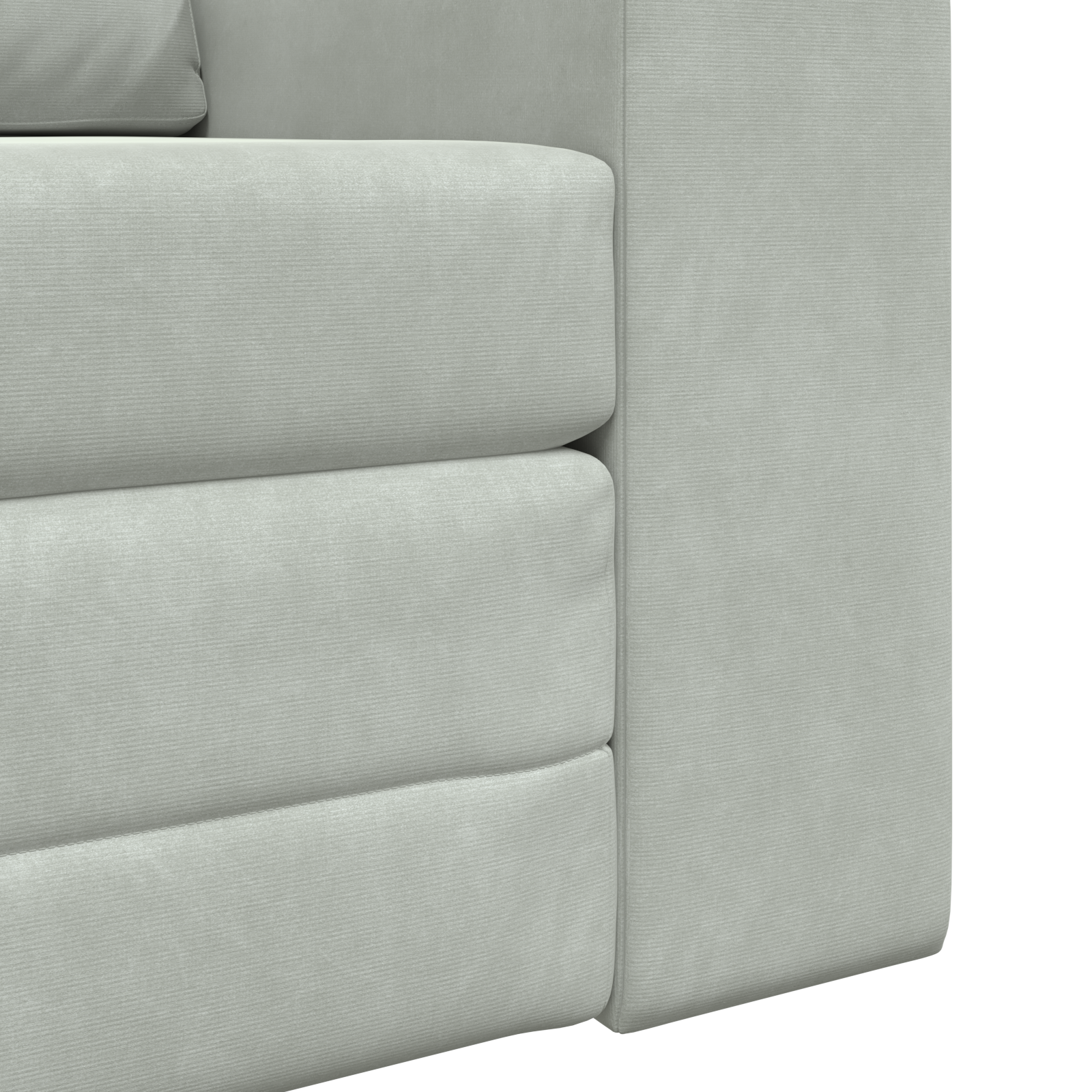 Canapea Pat 2 în 1 Gri Deschis 98x71x83 cm Catifea GartenMobel Dekor