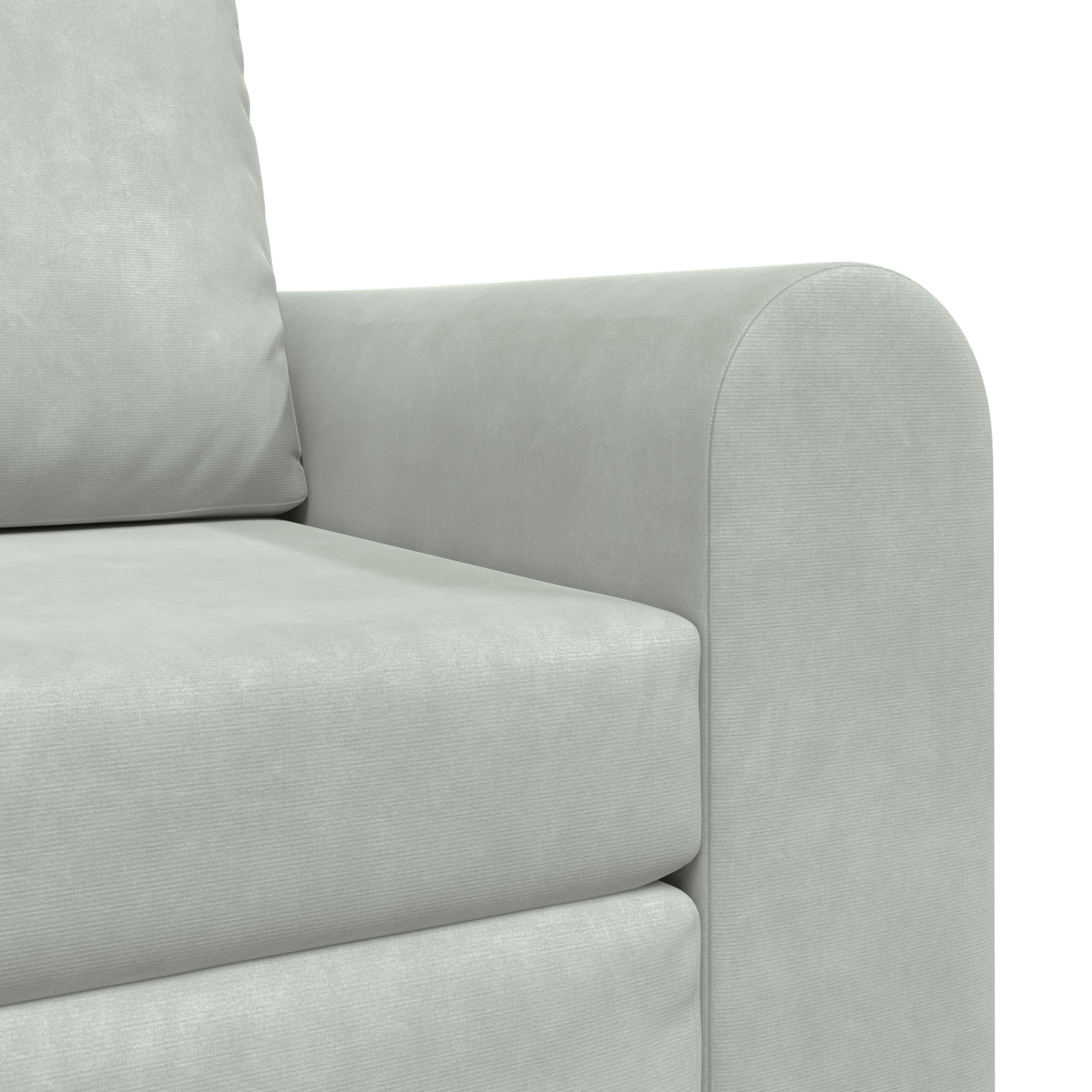 Canapea Pat 2 în 1 Gri Deschis 98x71x83 cm Catifea GartenMobel Dekor