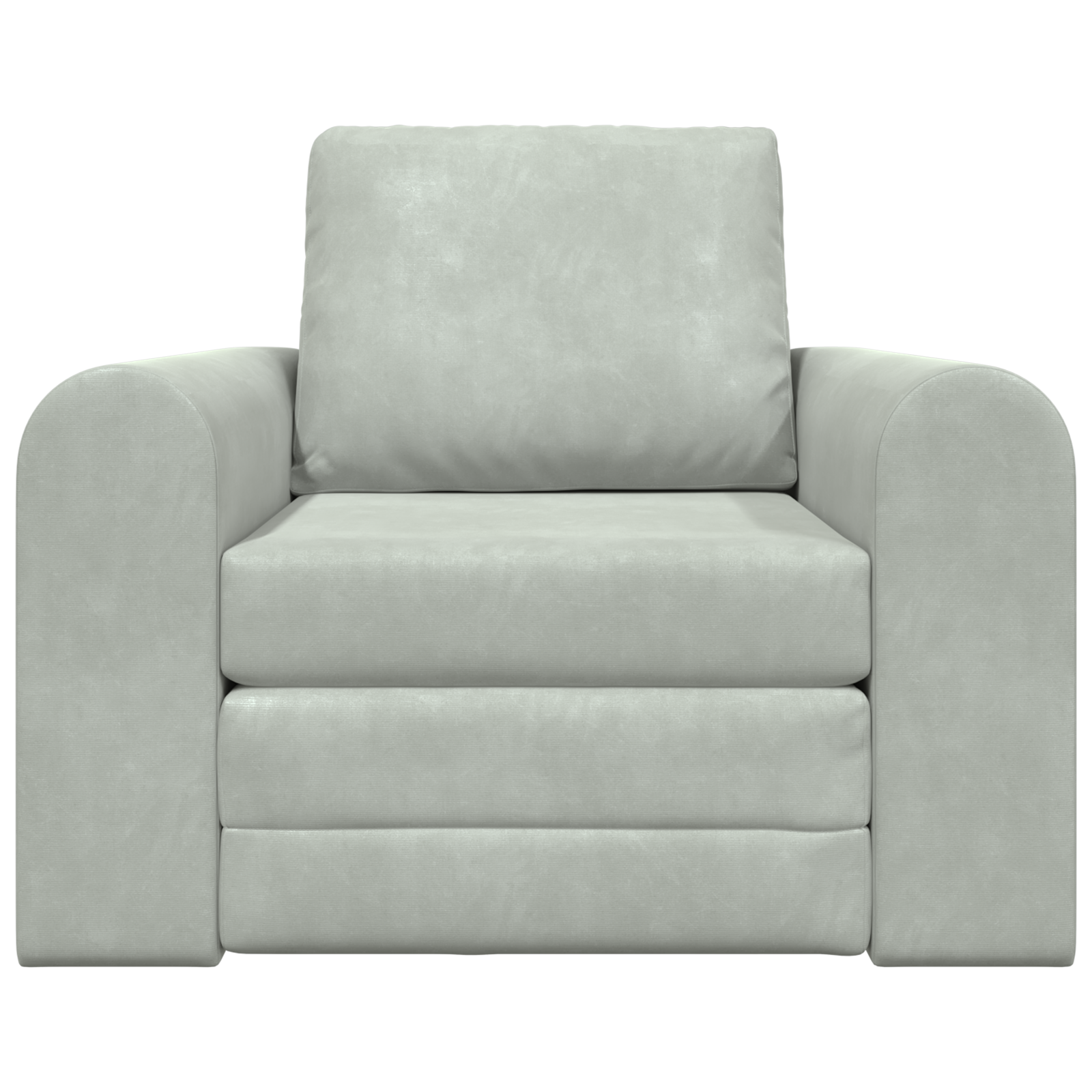 Canapea Pat 2 în 1 Gri Deschis 98x71x83 cm Catifea GartenMobel Dekor