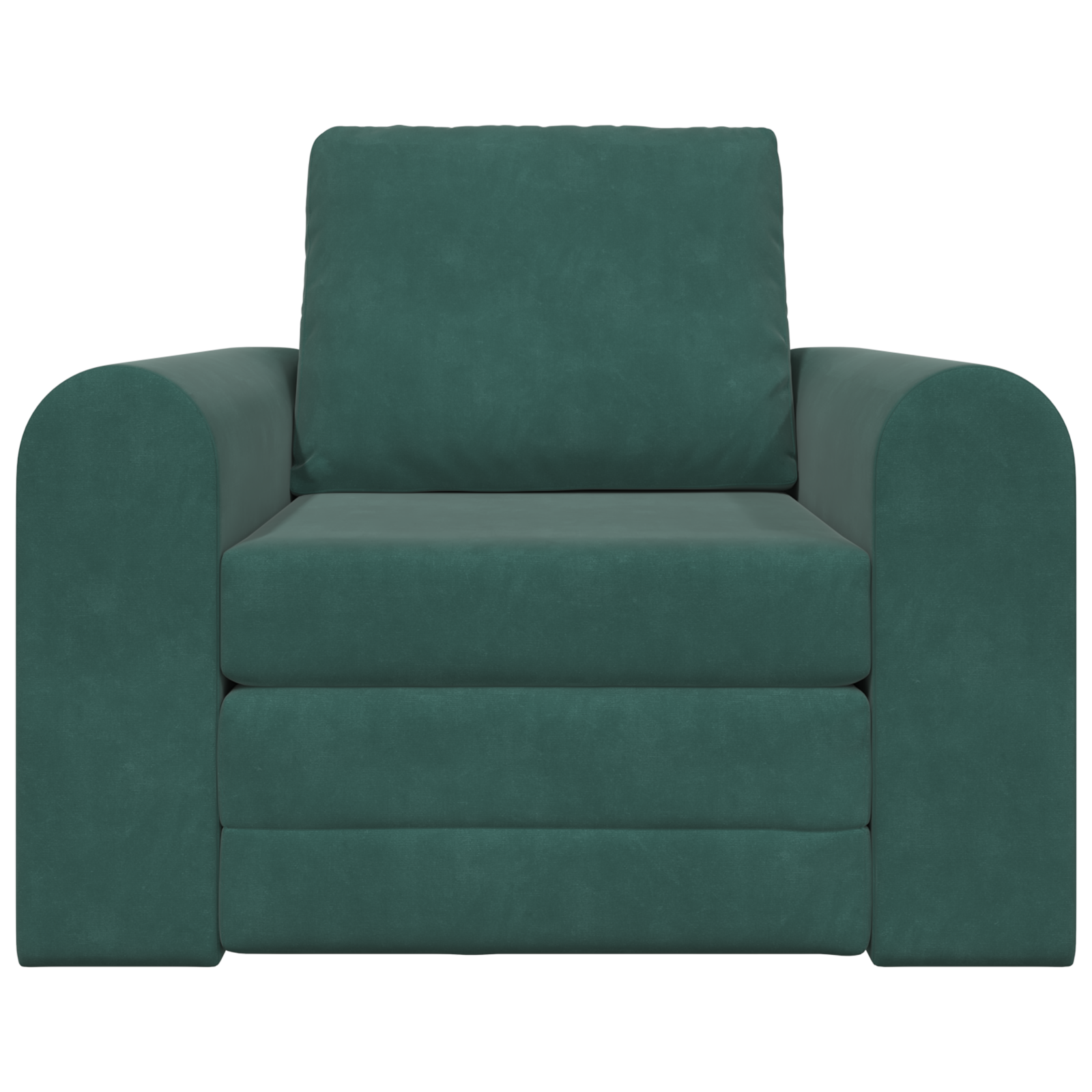 Canapea pat 2 în 1 verde închis 98x71x83 cm catifea GartenMobel Dekor