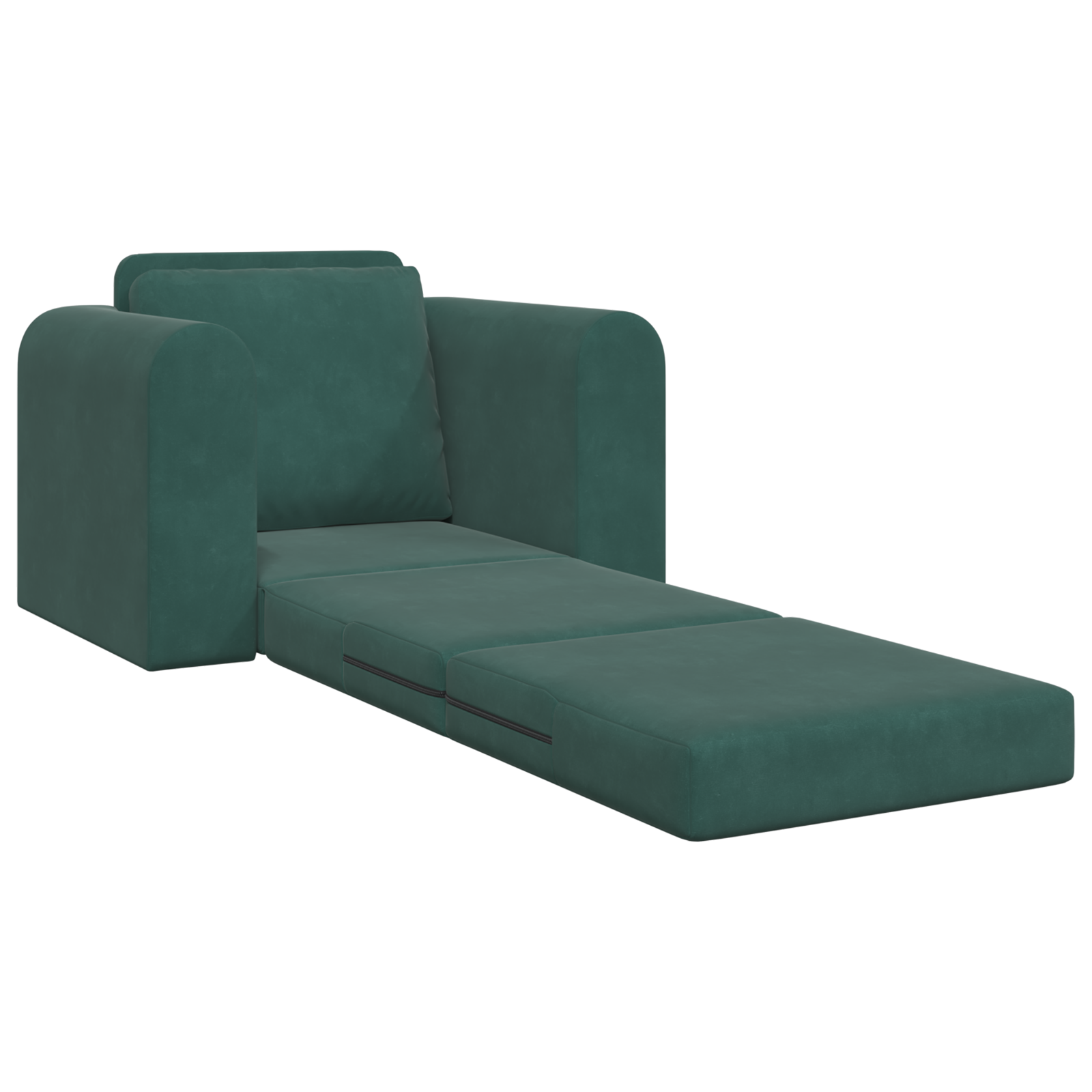 Canapea pat 2 în 1 verde închis 98x71x83 cm catifea GartenMobel Dekor