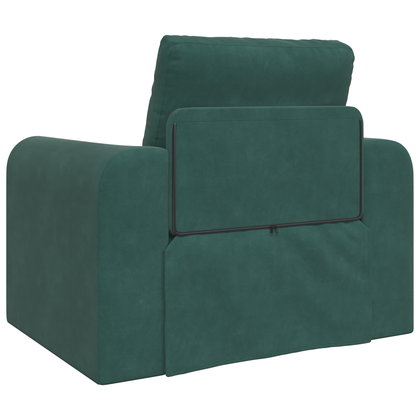 Canapea pat 2 în 1 verde închis 98x71x83 cm catifea GartenMobel Dekor
