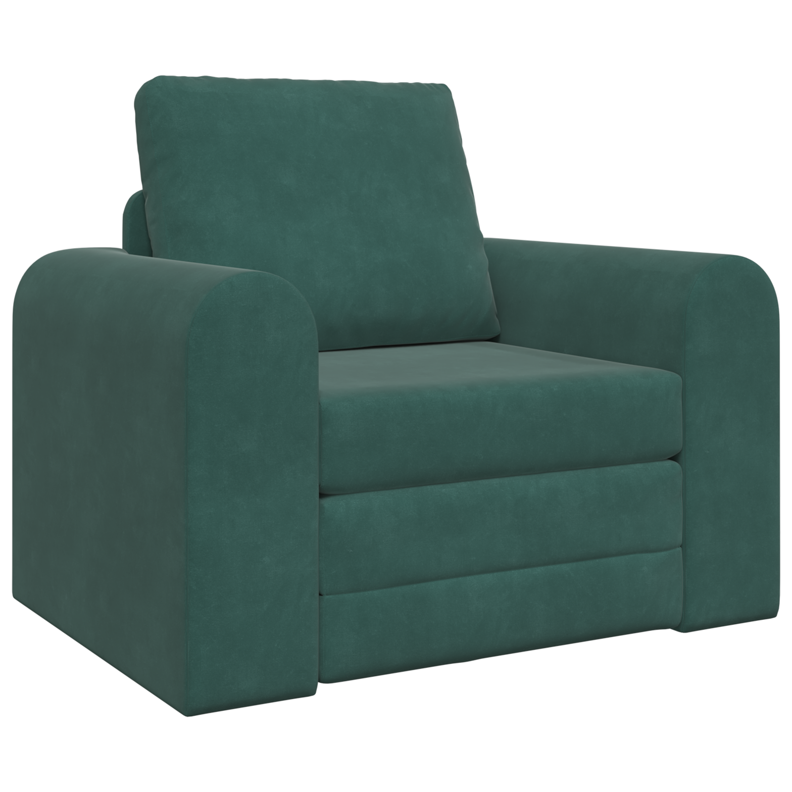 Canapea pat 2 în 1 verde închis 98x71x83 cm catifea GartenMobel Dekor