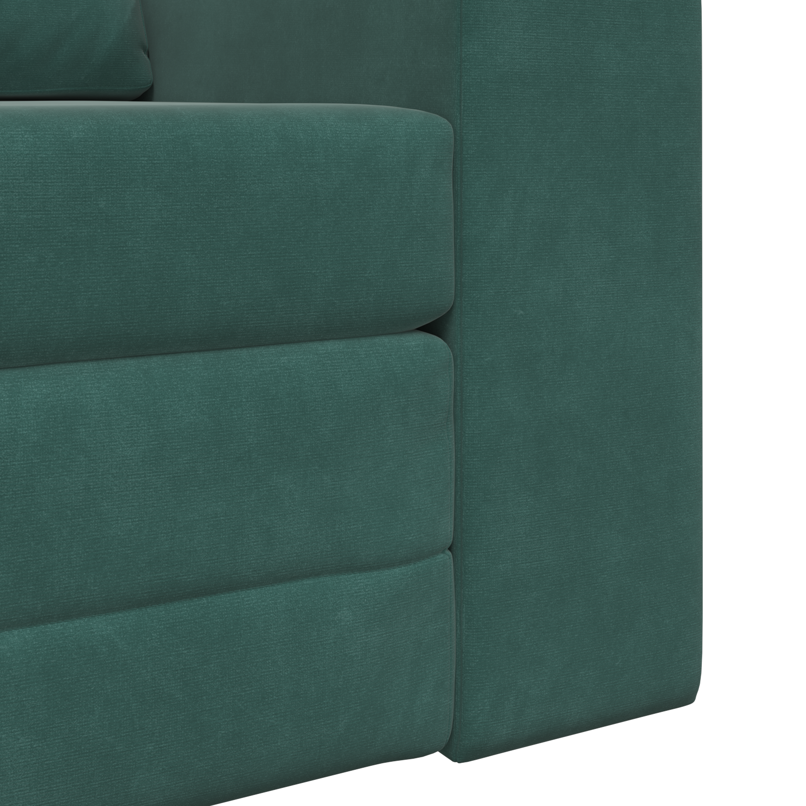 Canapea pat 2 în 1 verde închis 98x71x83 cm catifea GartenMobel Dekor
