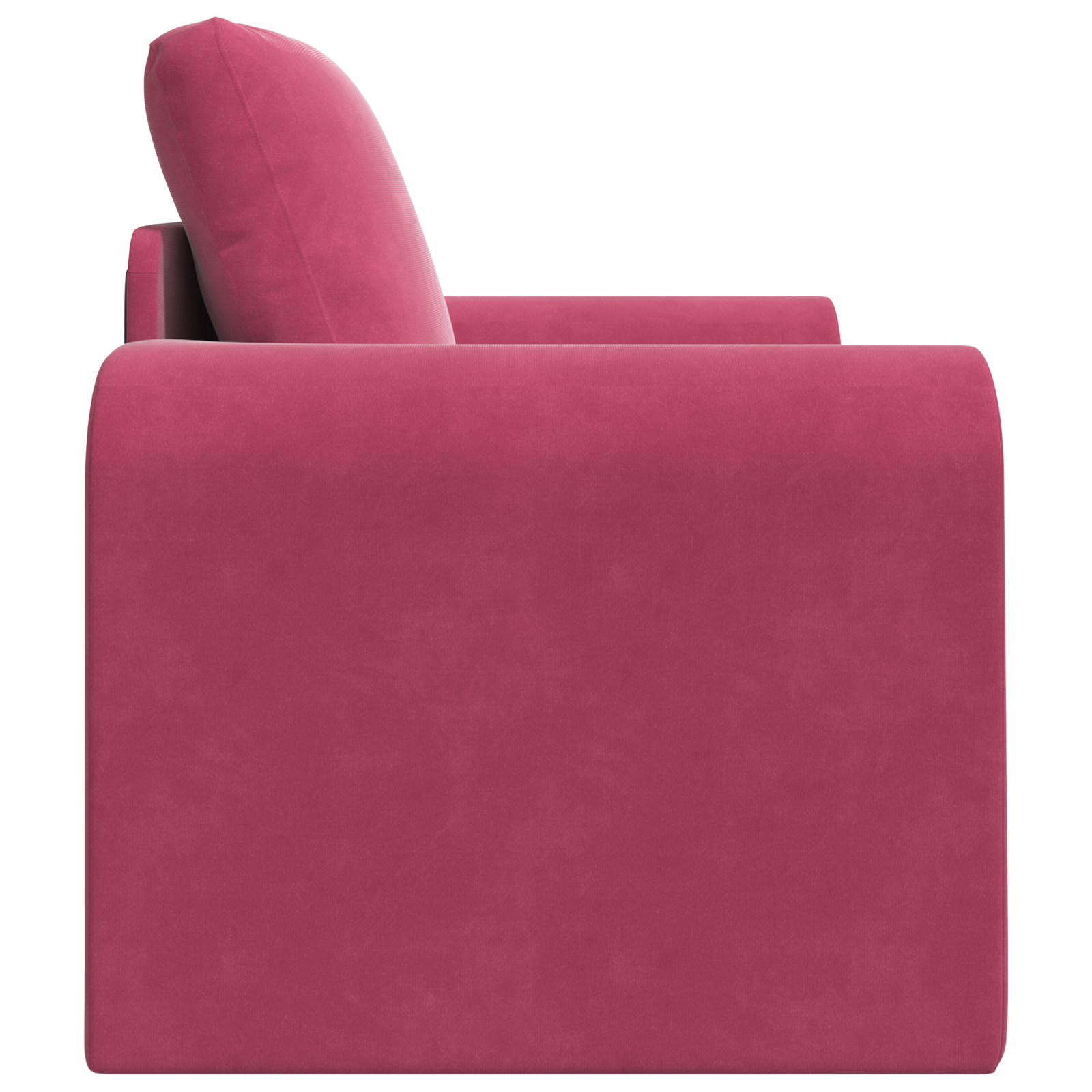 Sofa Pat 2 în 1 Roșu Vin 98x71x83 cm Catifea GartenMobel Dekor