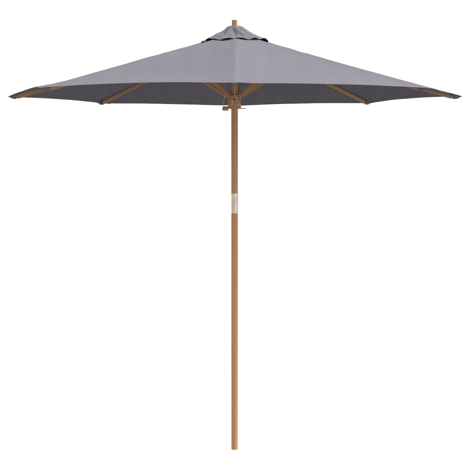 Parasol de Grădină - Gri Închis, 270x260 cm, Bambus GartenMobel Dekor