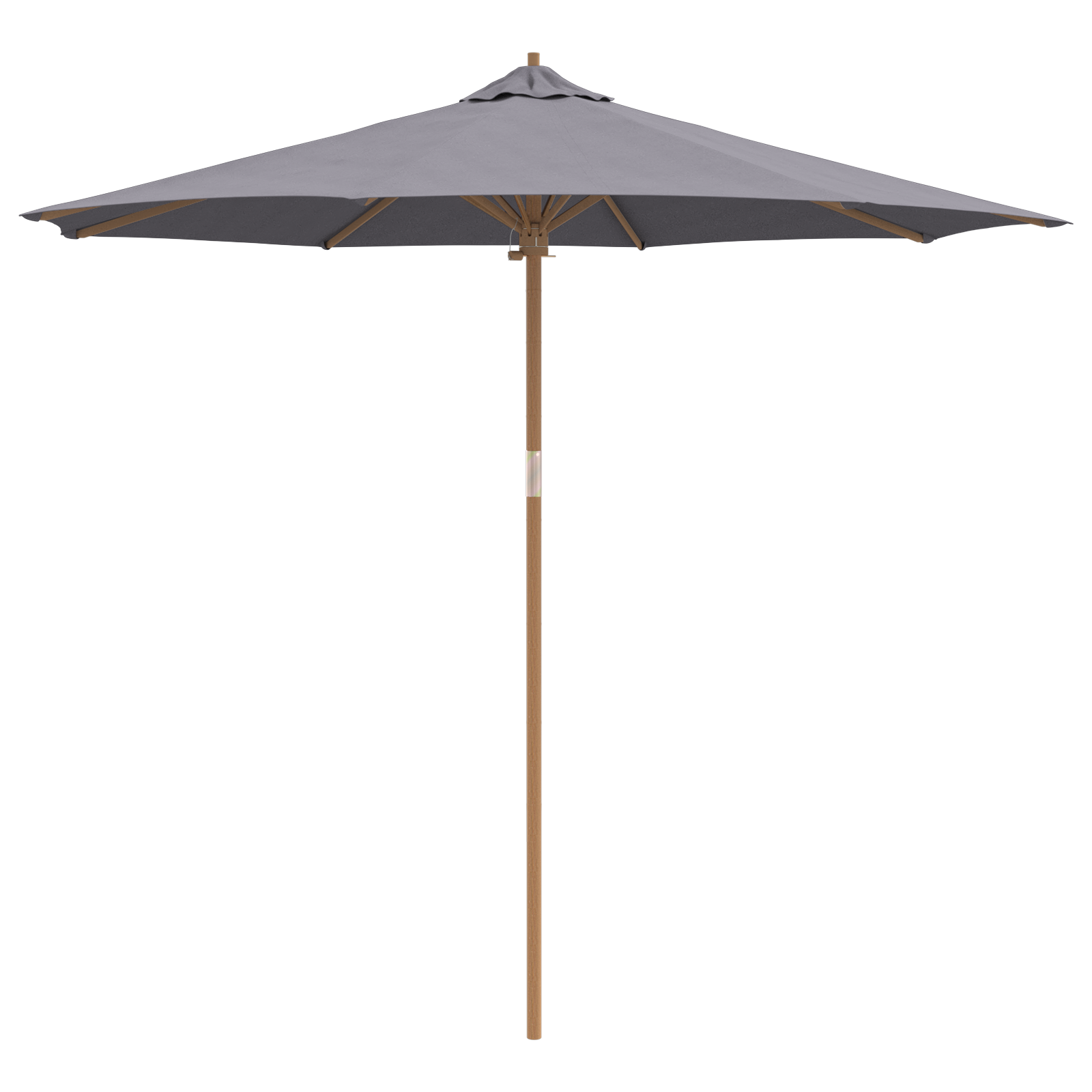 Parasol de Grădină - Gri Închis, 270x260 cm, Bambus GartenMobel Dekor