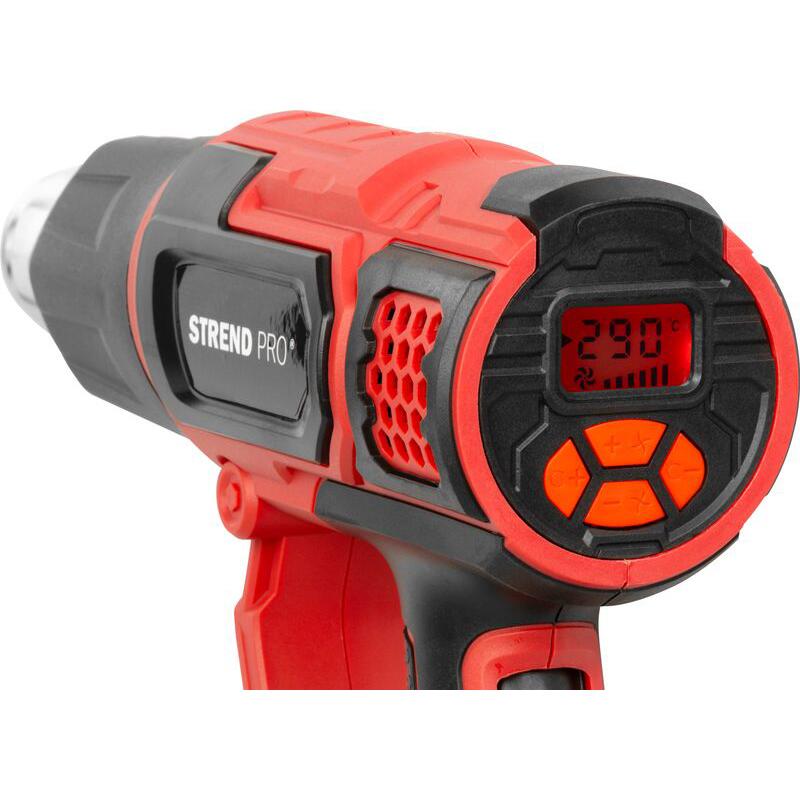 Pistol cu aer cald, 2000 W, cu accesorii, afisaj LCD, Strend Pro GartenVIP DiyLine