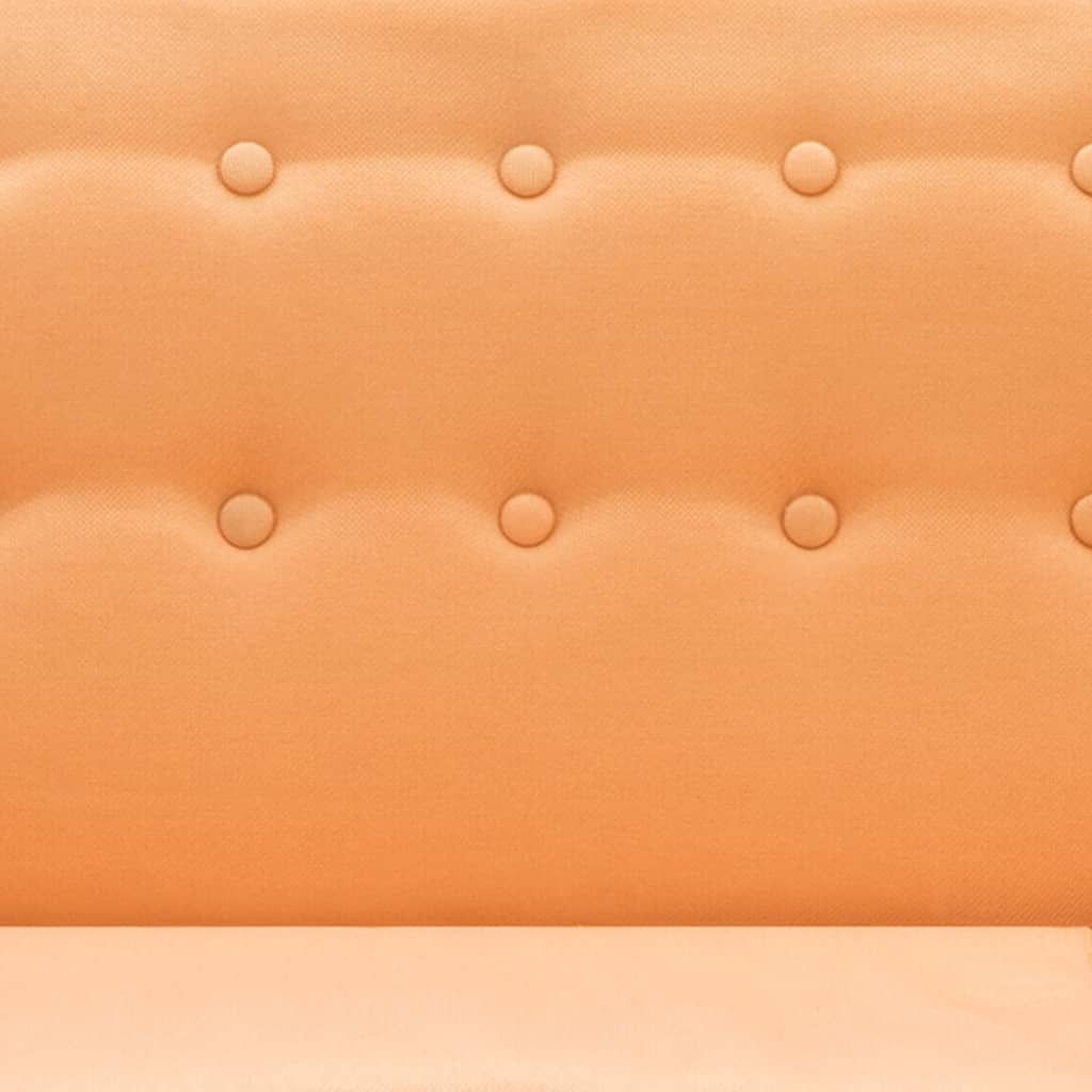 Canapea formă L, textil, 171,5 x 138 x 81,5 cm, portocaliu GartenMobel Dekor
