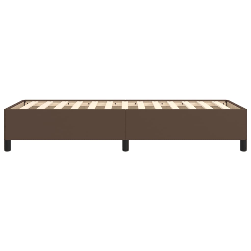 Cadru de pat, maro, 80x200 cm, piele ecologică GartenMobel Dekor