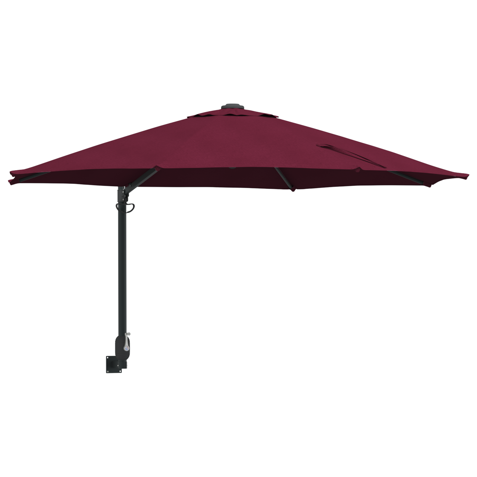 Umbrela de terasă Bordo Poliester Mare Pliabilă Umbra de terasă GartenMobel Dekor