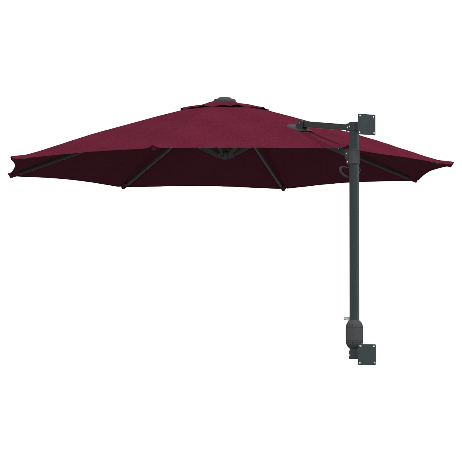 Umbrela de terasă Bordo Poliester Mare Pliabilă Umbra de terasă GartenMobel Dekor