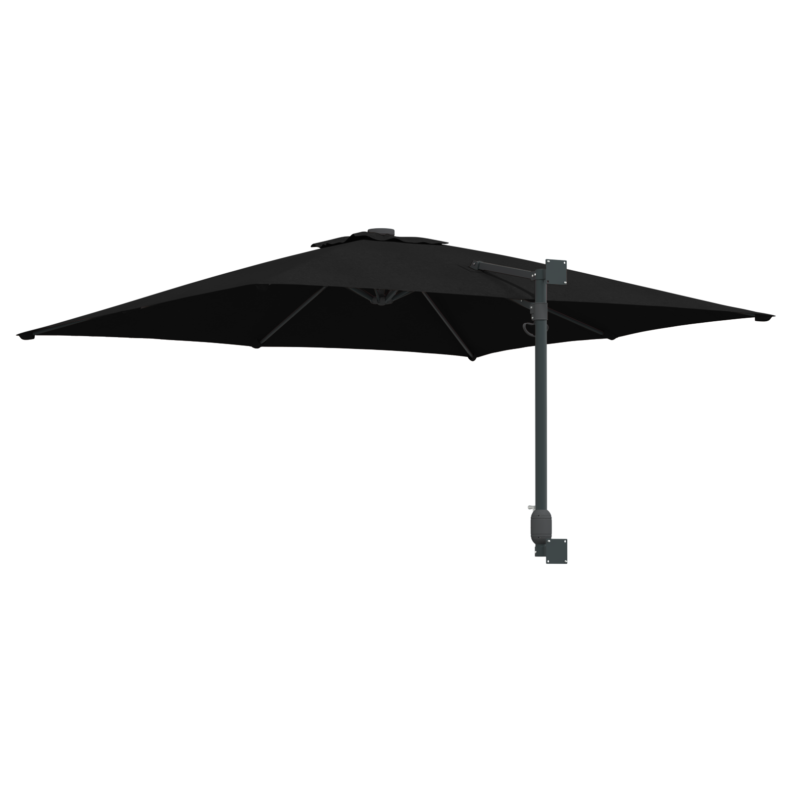 Umbrelă de terasă Negru Poliester, Oțel Mare Înclinabil GartenMobel Dekor