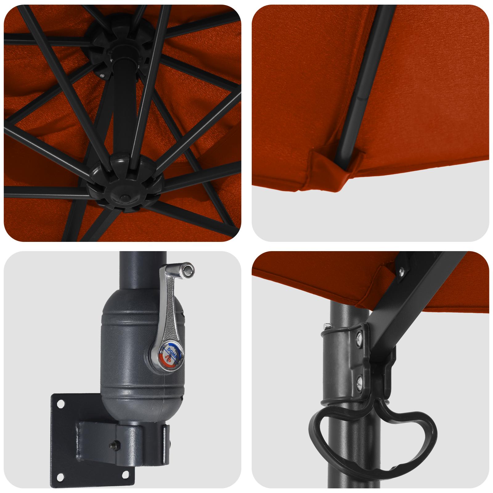 Umbrelă de terasă Teracotă GartenMobel Dekor