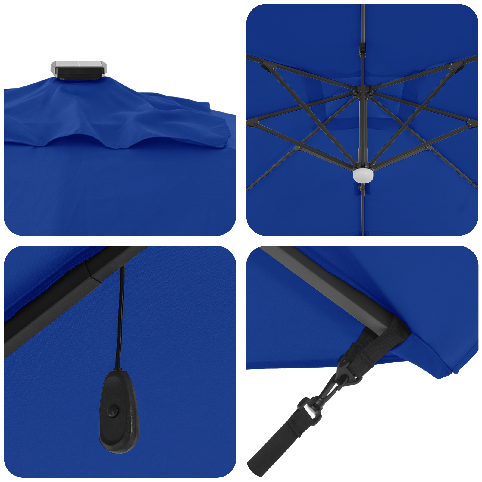 Umbrelă Cantilever Albastră Azur Albastru azur GartenMobel Dekor