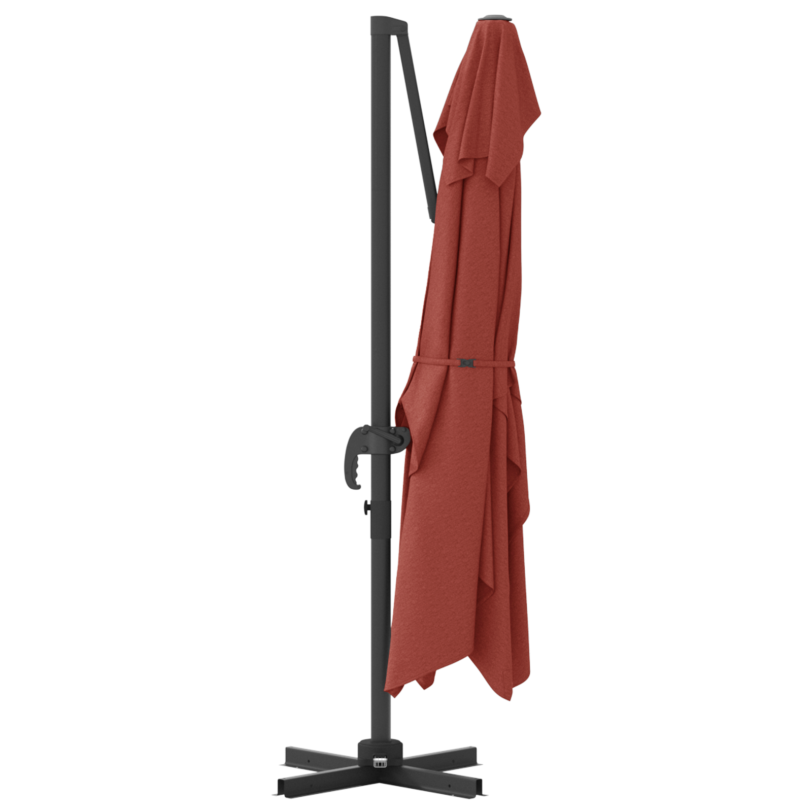 Umbrelă Cantilever Teracotă Poliester, Oțel Mare GartenMobel Dekor