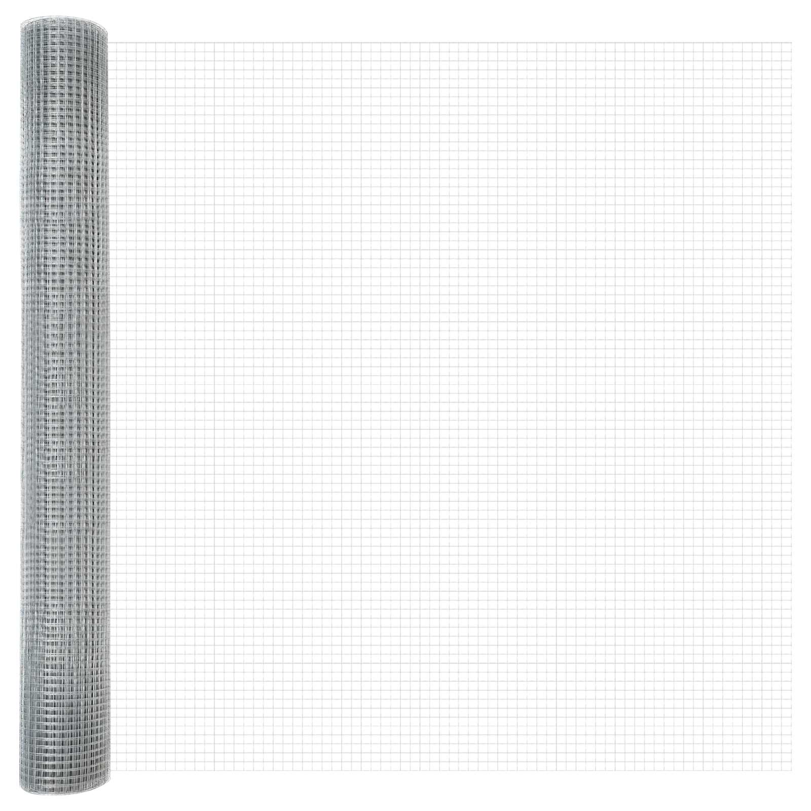 Gard din plasă sudată 1.4x25 m din oțel galvanizat GartenMobel Dekor