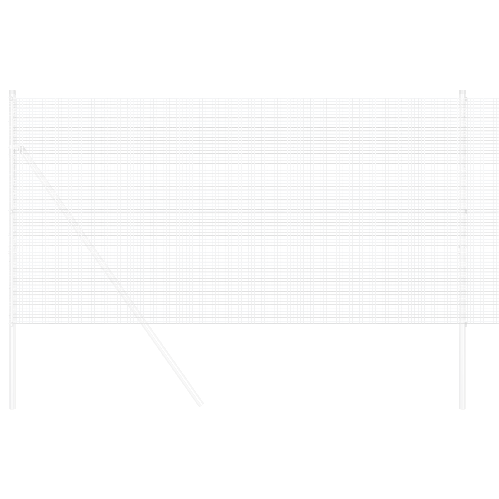 Îngrădire din sârmă sudată 1,2x25 m Oțel galvanizat GartenMobel Dekor
