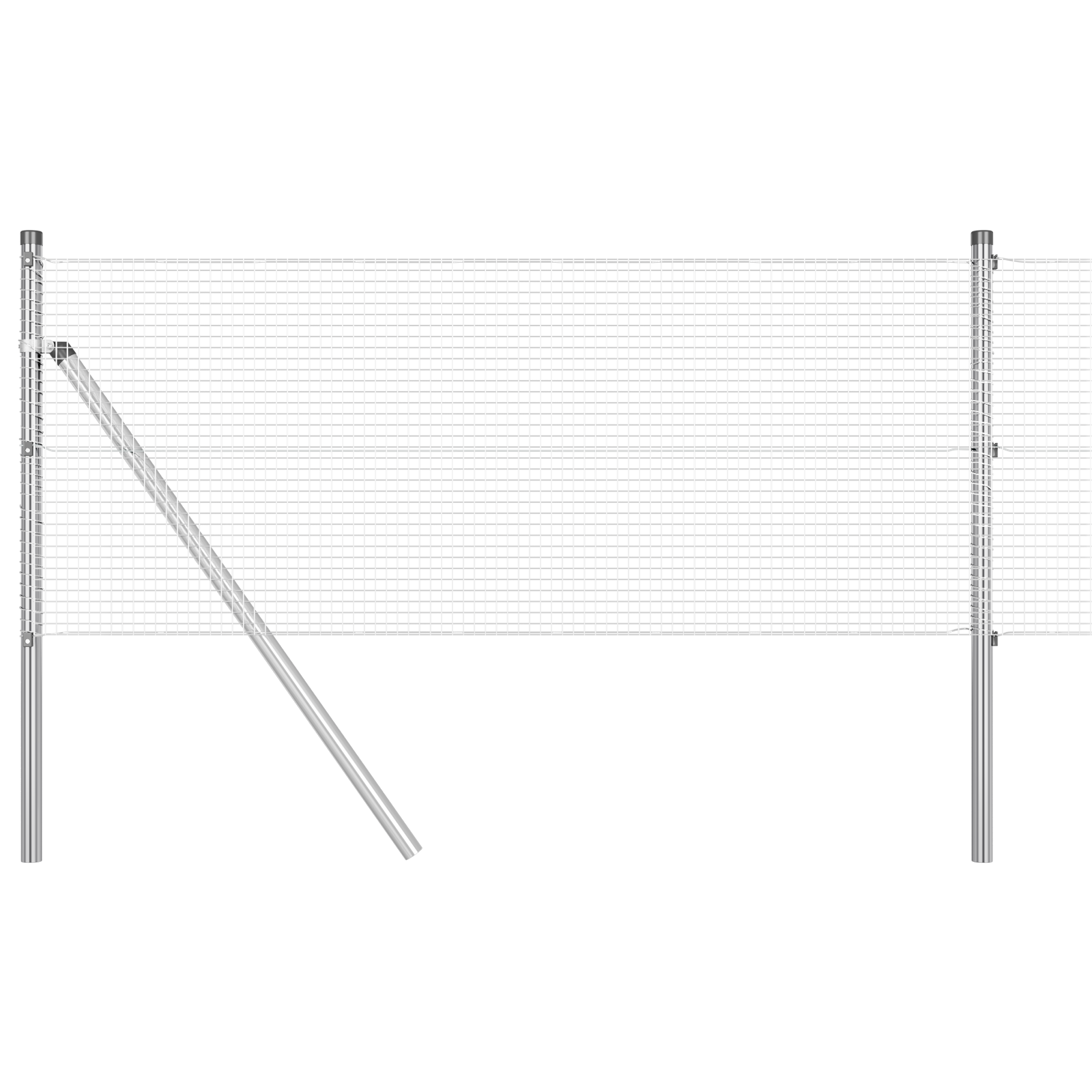 Gard din Fier Sudat 0.4x100 m Oțel Galvanizat GartenMobel Dekor