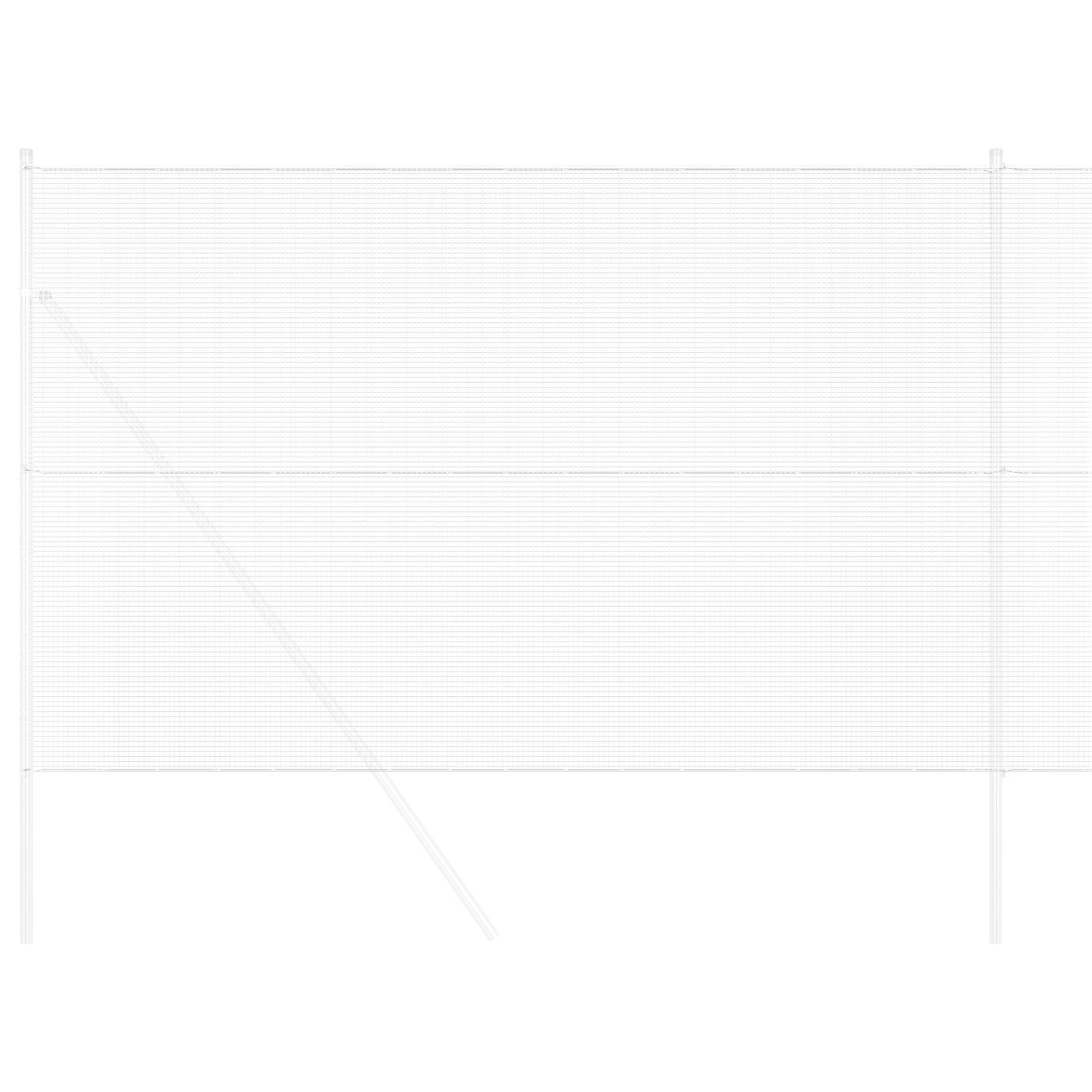 Gard din sârmă sudată 1.5x50 m Oțel zincat GartenMobel Dekor