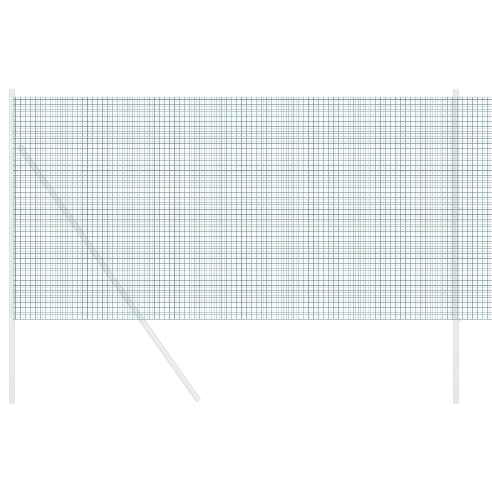 Gard din sârmă sudată verde 0.4x10 m din oțel GartenMobel Dekor