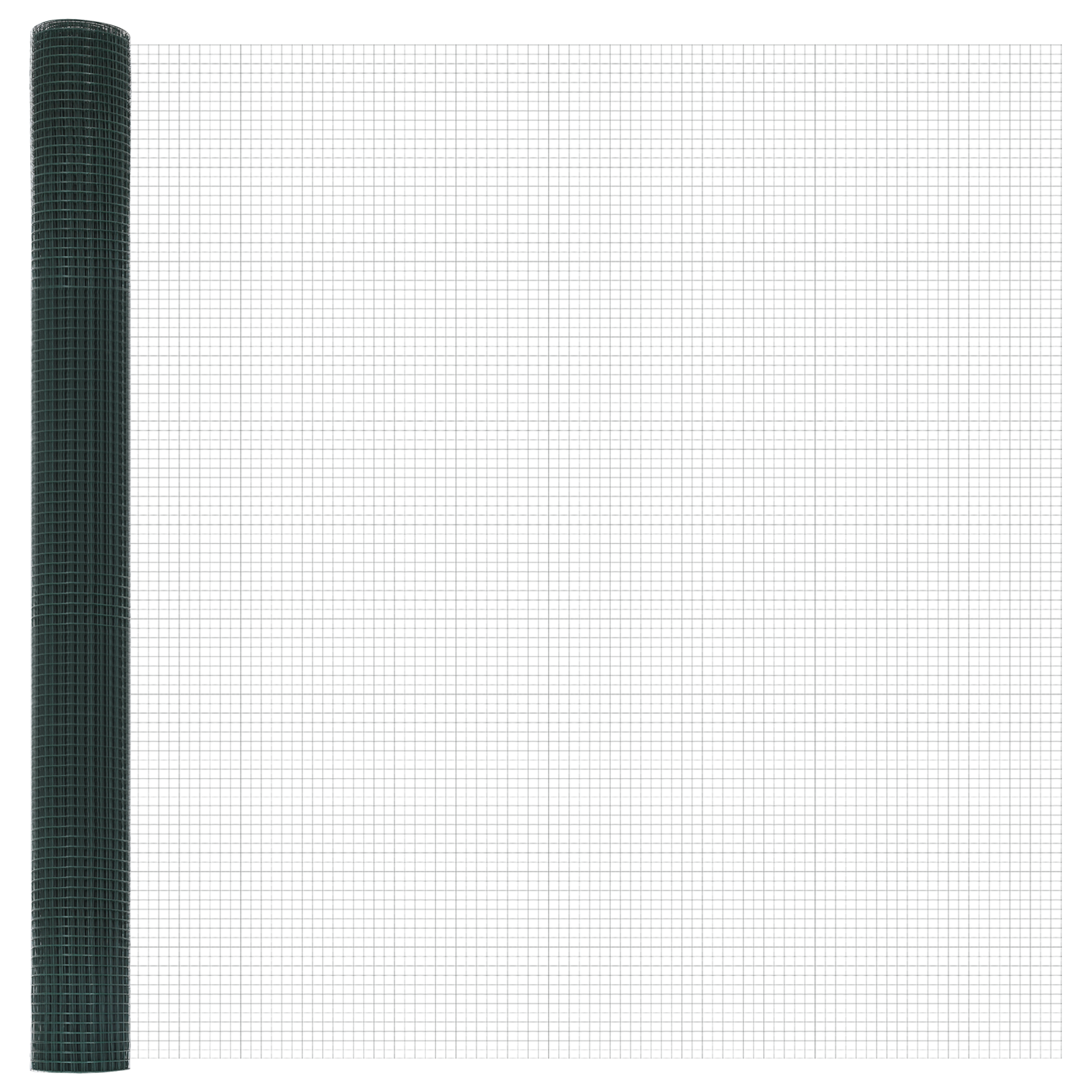 Îngrădire Sudată Verde 1.5x10 m Fier GartenMobel Dekor